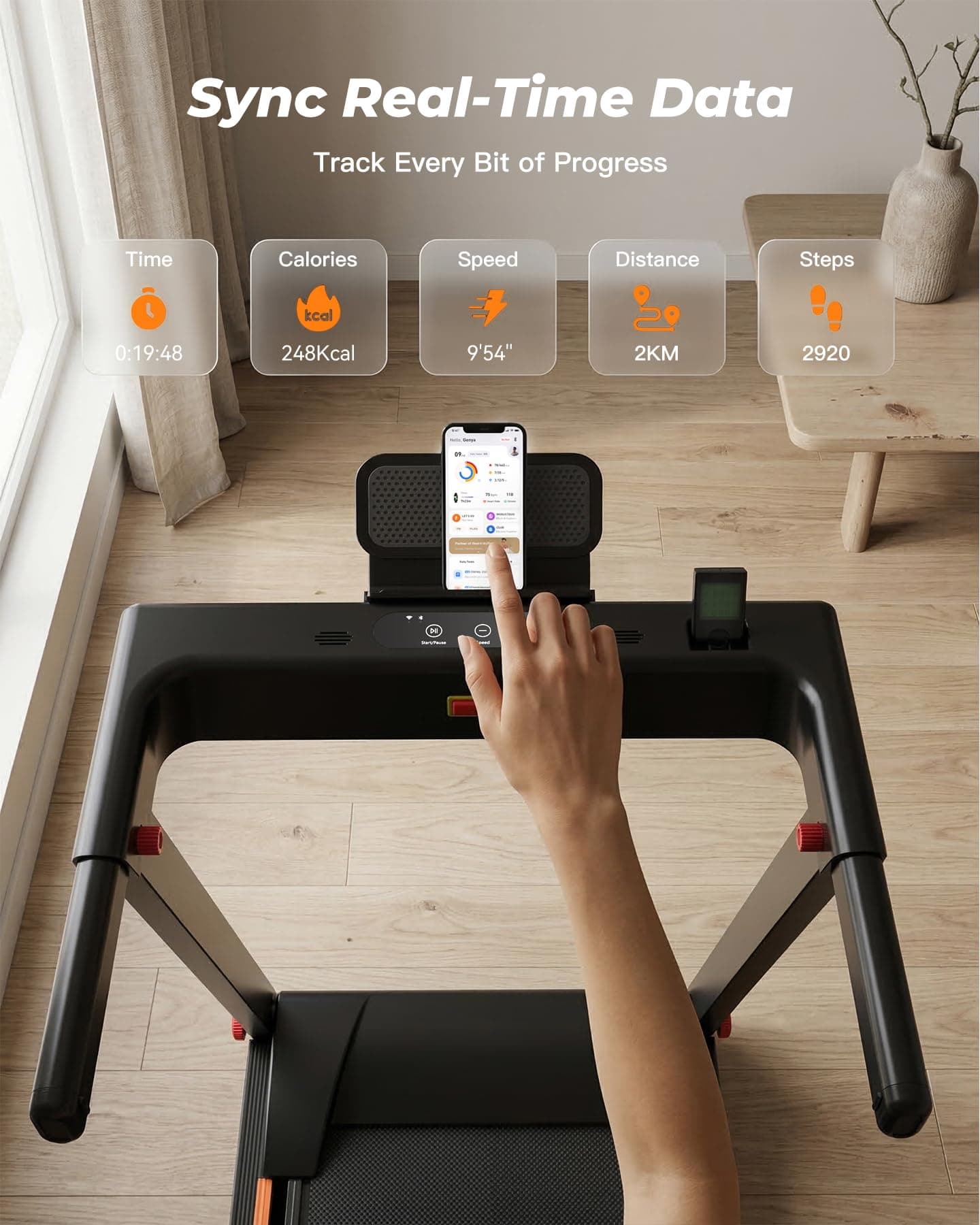 MJWW Folding Treadmills for Home – Bild 6