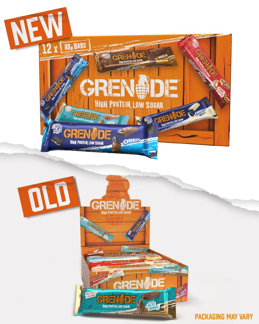 Grenade Selection Box - High Protein, Low Sugar Bars, 12 x 60 g – Bild 2