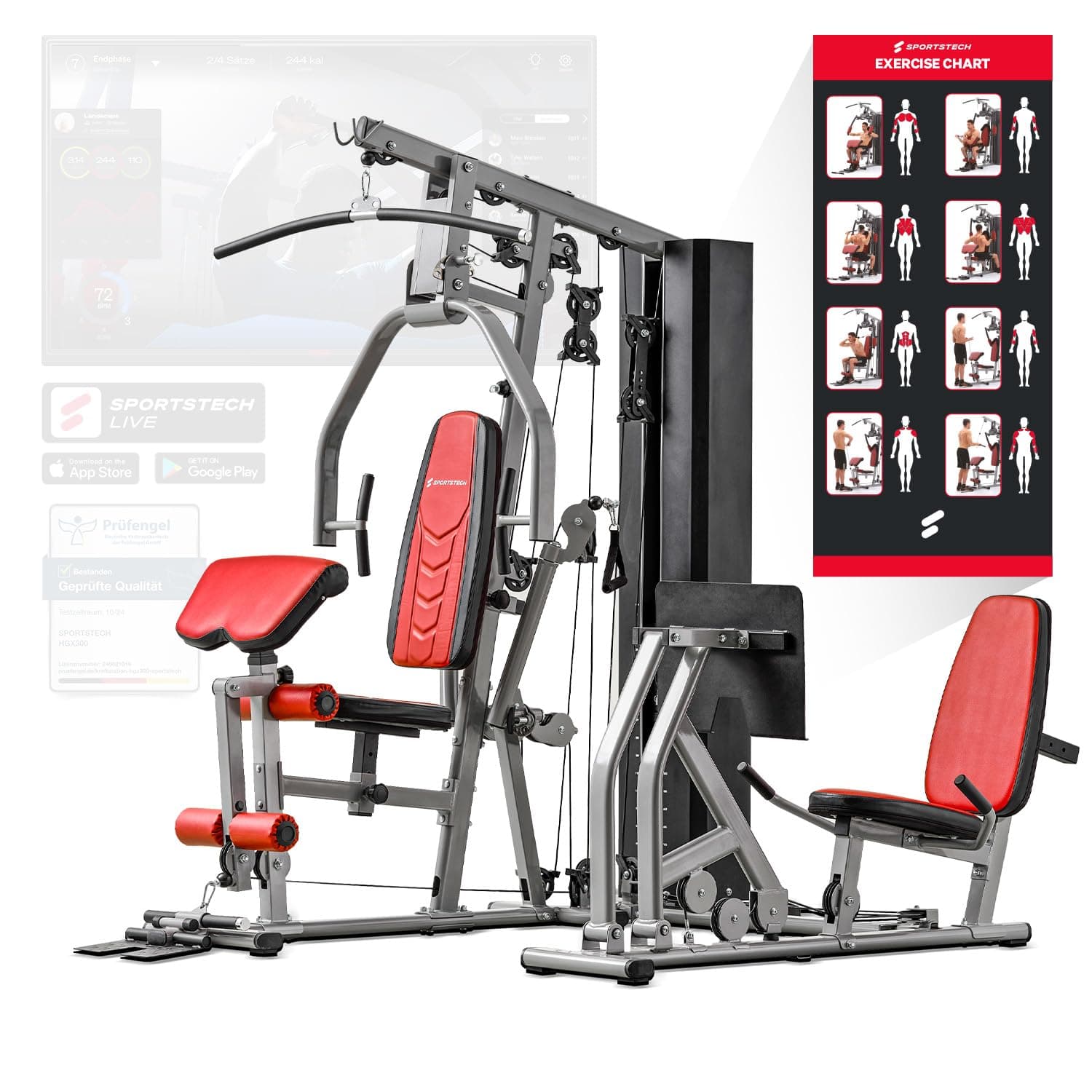 Sportstech Einzigartige Sportstech Einzigartige Premium Kraftstation