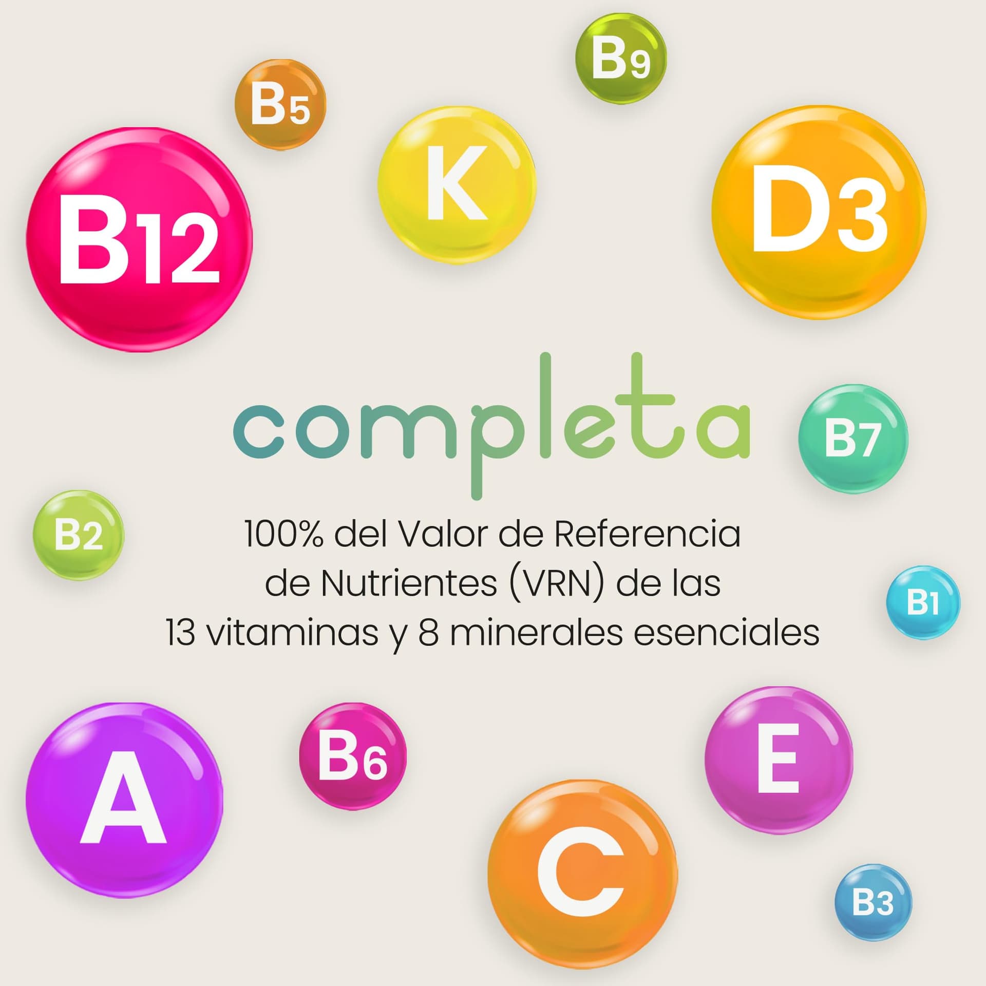 VitaBright Multivitamin Tabletten Hochdosiert | 27 Vitamine & Mineralstoffe A–Z | 400 Tabletten – Bild 3