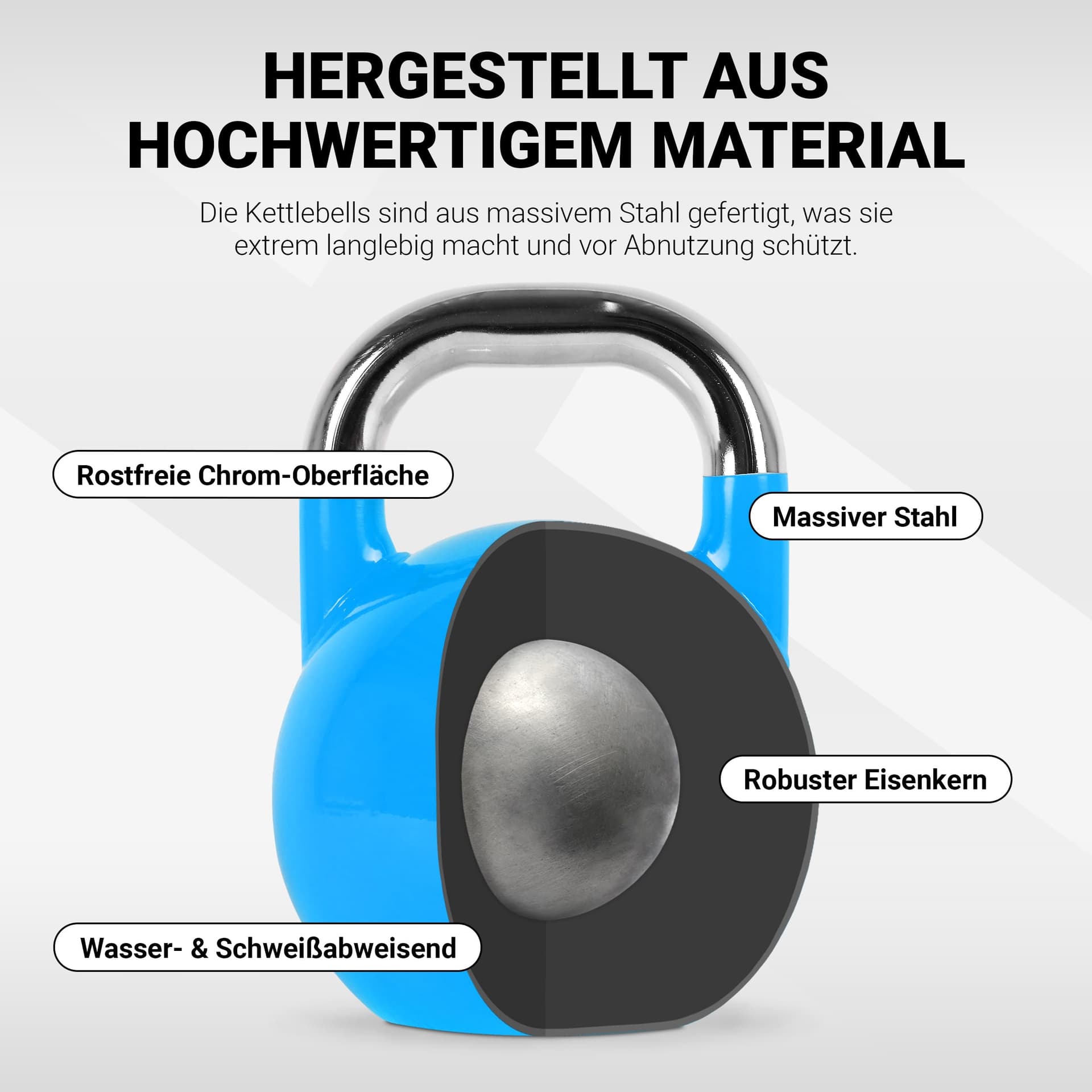 MSPORTS Kettlebell Competition 12 kg – Bild 4