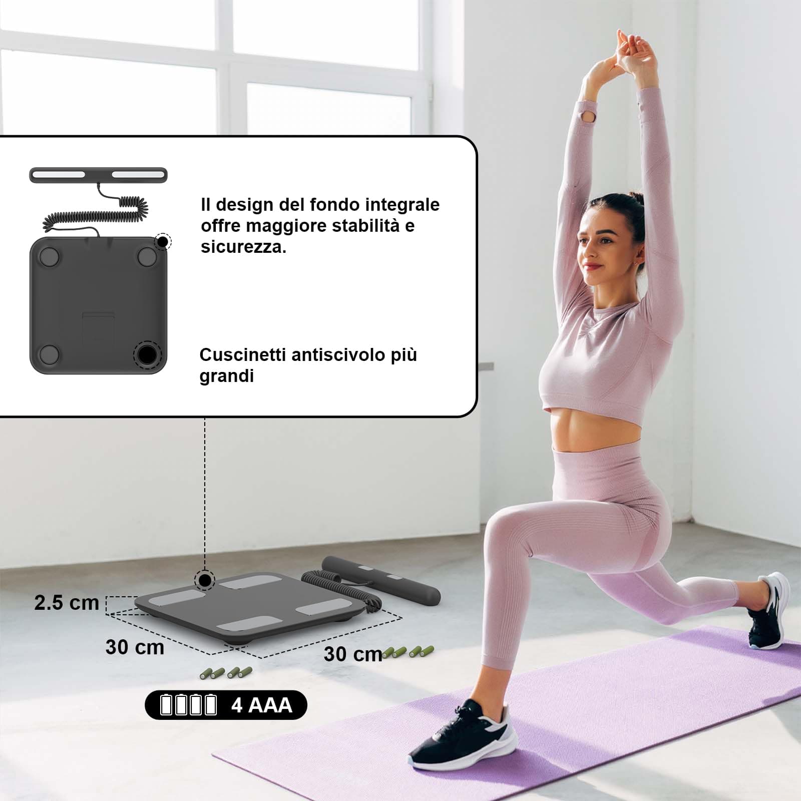 Healthkeep Körperfettwaage Digital Personenwaage Bluetooth mit 8 – Bild 8