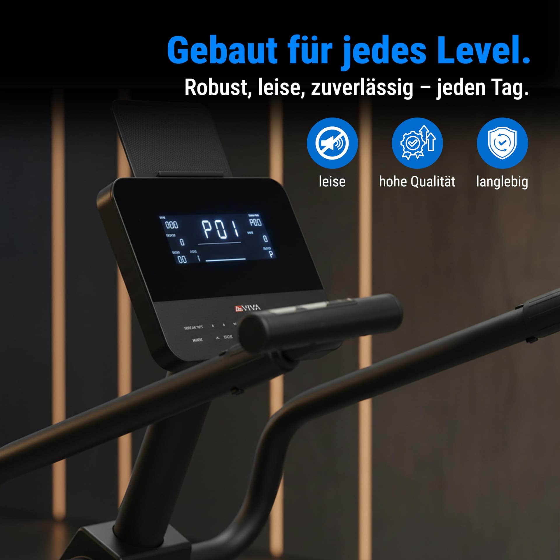 AsVIVA R7 Liegeergometer | Ergometer Fahrrad mit Sitz & Rückenlehne, 24 Programme, 18 kg – Bild 3