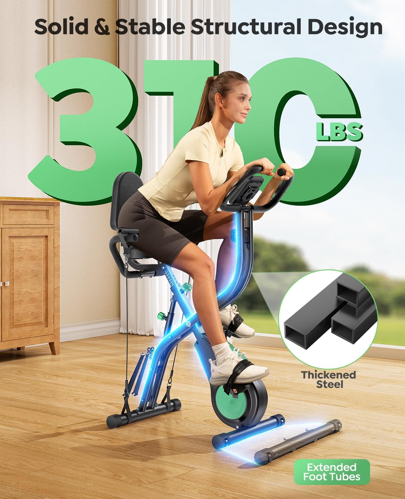 Toputure Exercise Bike – Bild 7