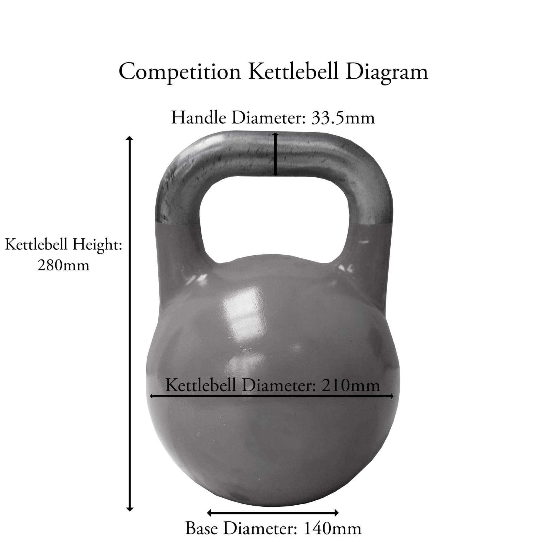 Proud Gifts Strengthshop Kettlebell de compétition 4 kg – Bild 3