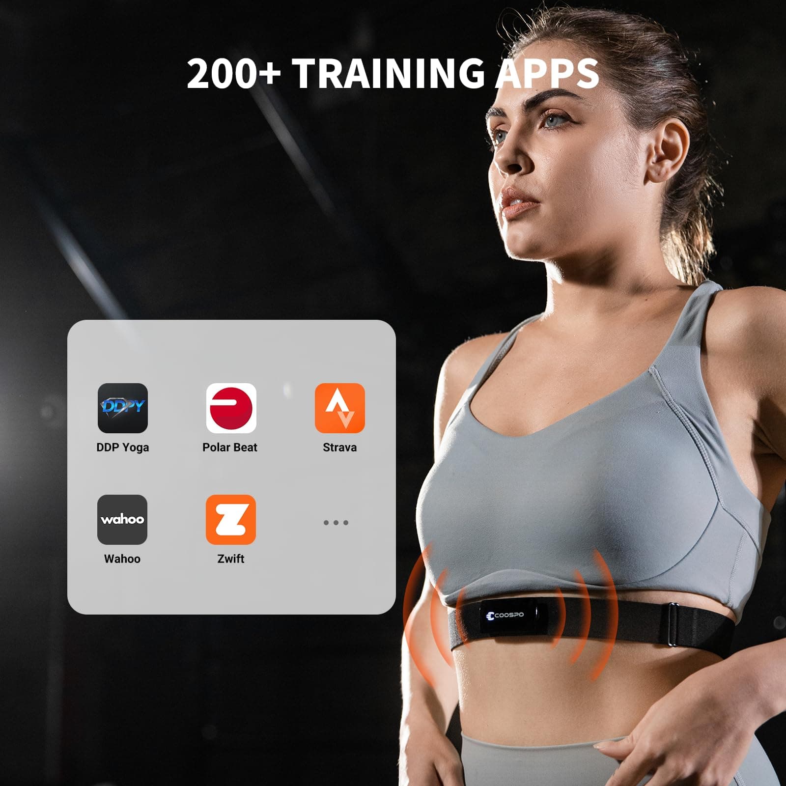 CooSpo H9Z Herat Rate Monitor Chest Strap,Bluetooth 5.0 – Bild 5
