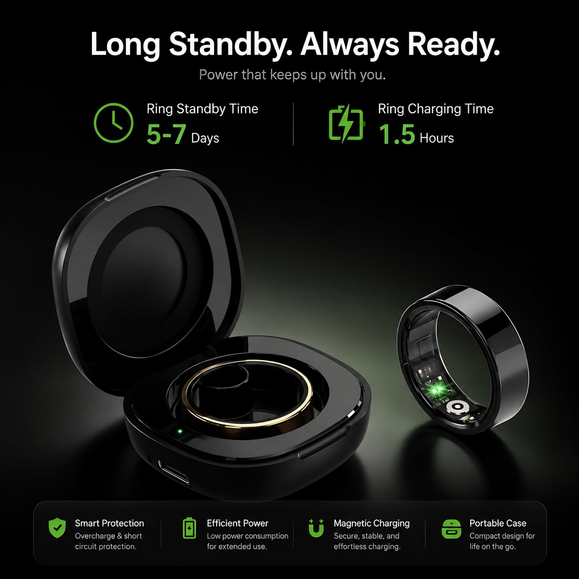 Generic Smart Ring for Women and Men – Bild 6
