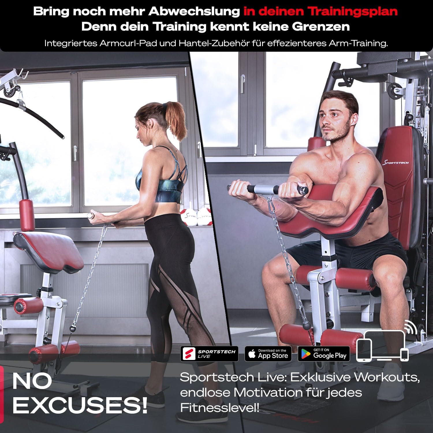Sportstech Einzigartige Premium Kraftstation HGX100 oder – Bild 2