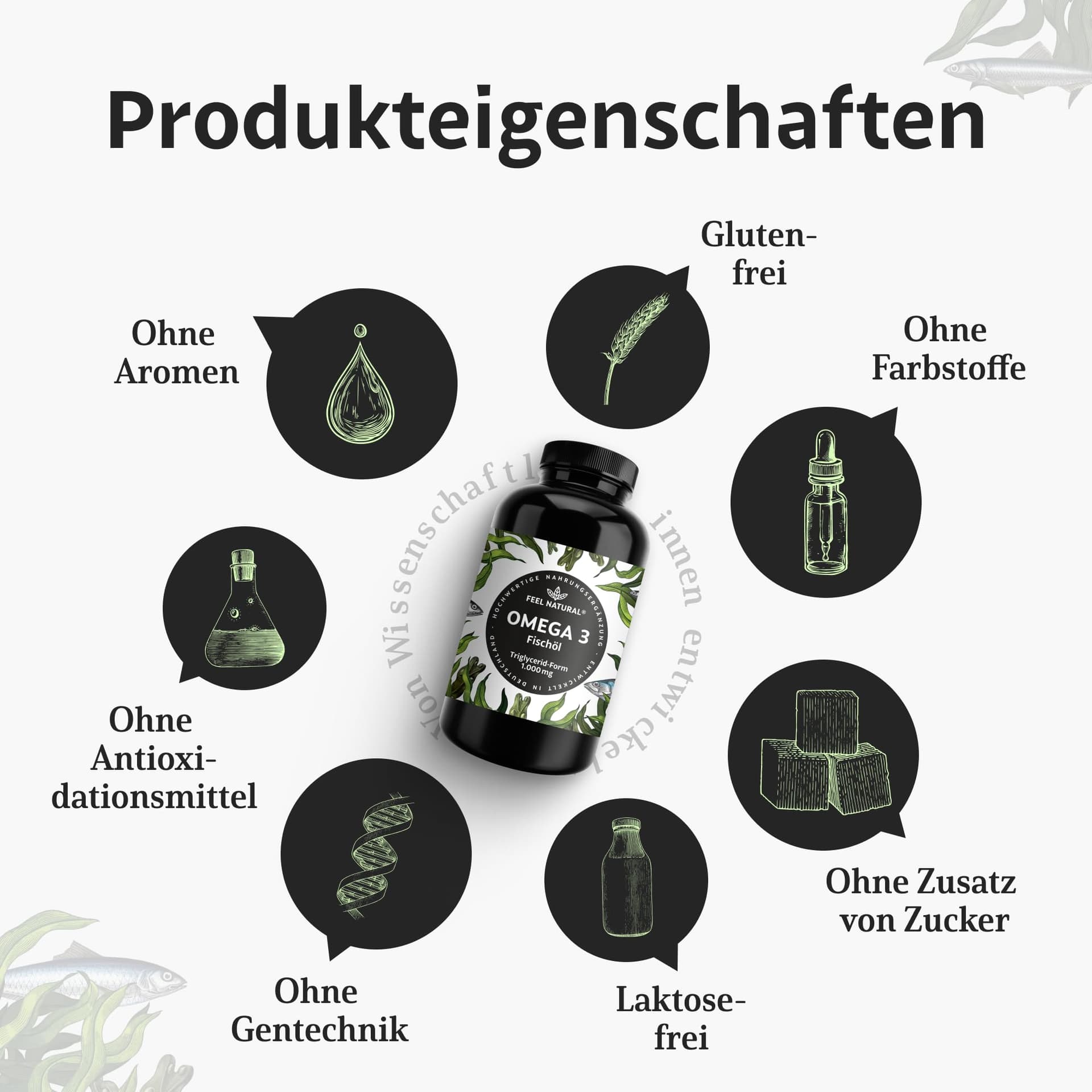 Feel Natural Omega 3 Kapseln – Bild 3