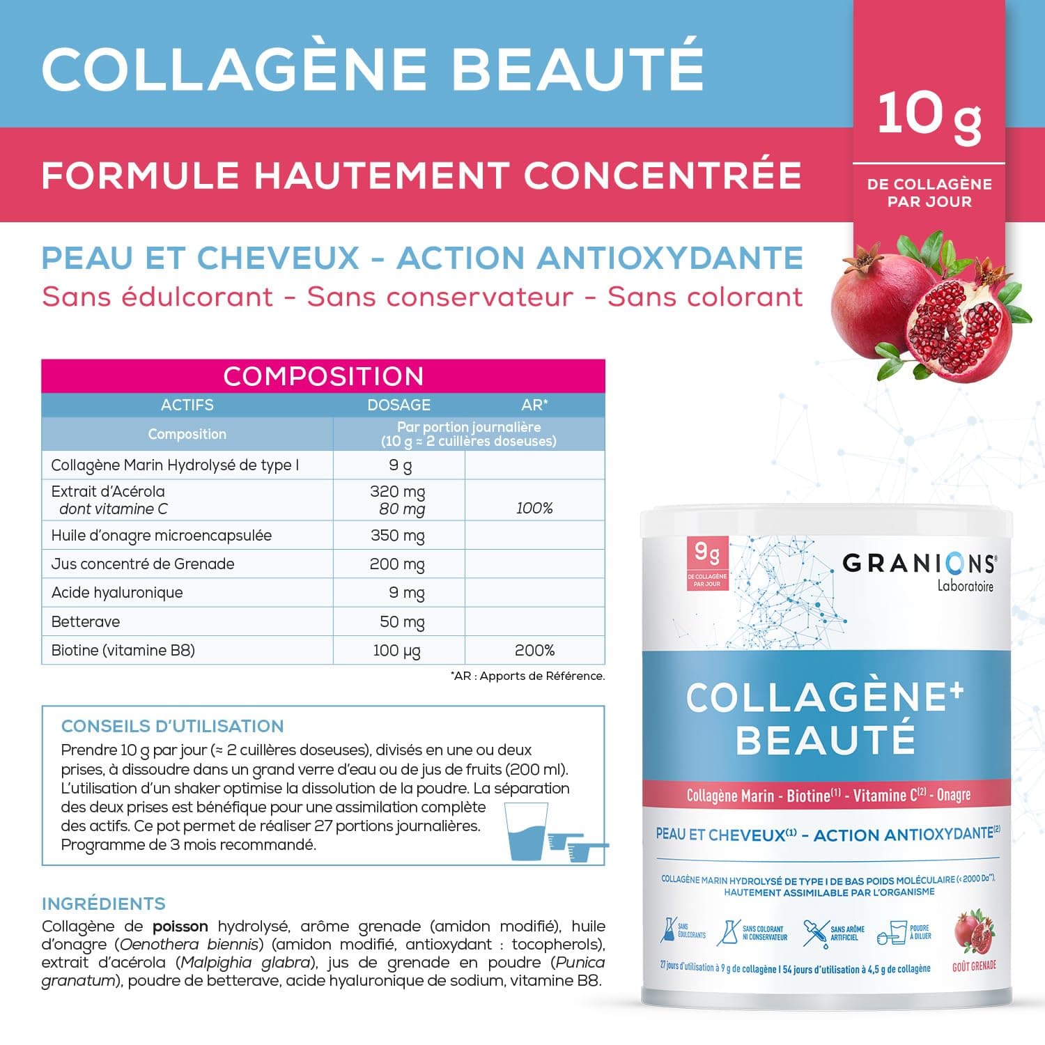 Granions COLLAGENE +BEAUTE -GRANIONS Collagène N°1 en Pharmacies – Bild 8