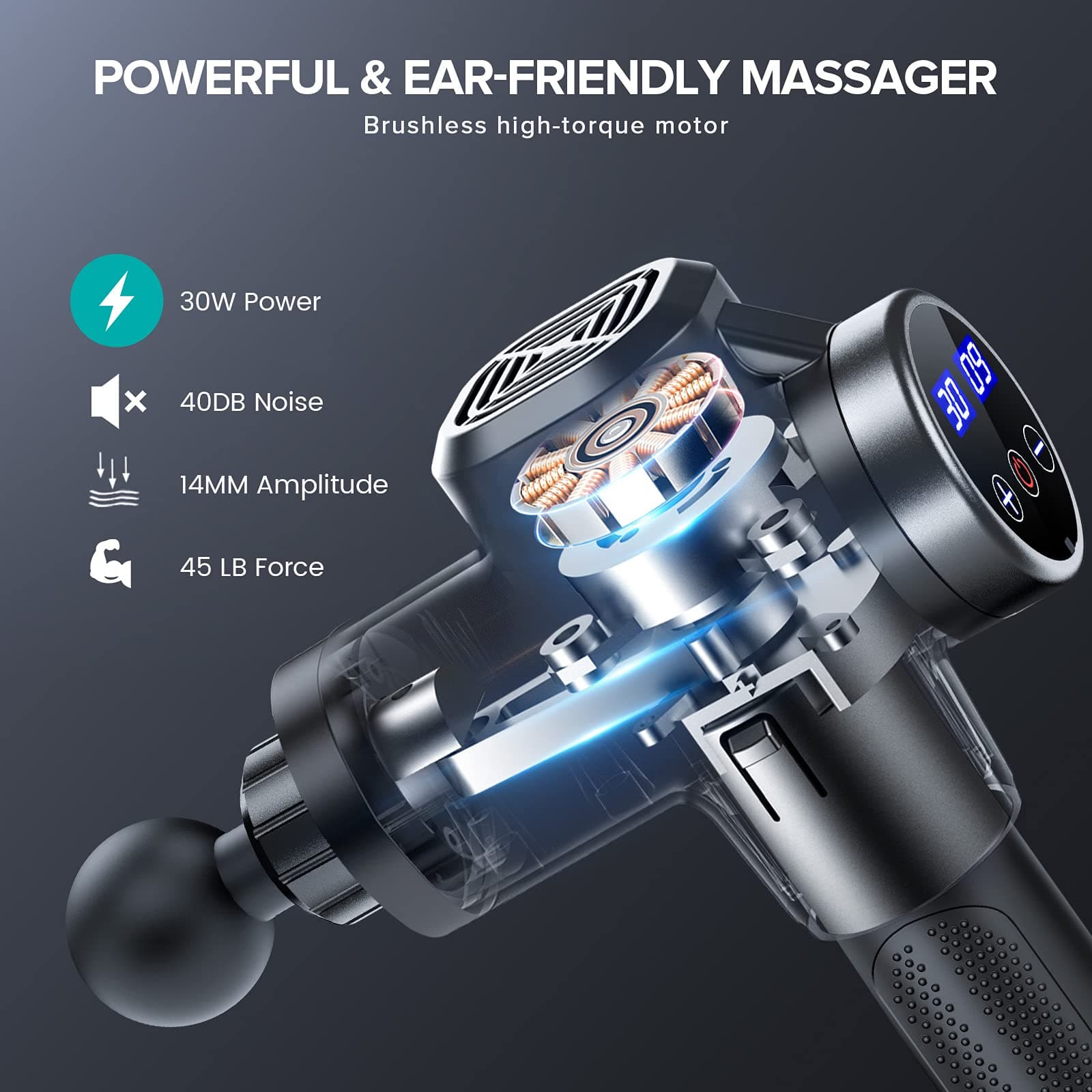 ANSGEC Pistolet de Massage Musculaire – Bild 4