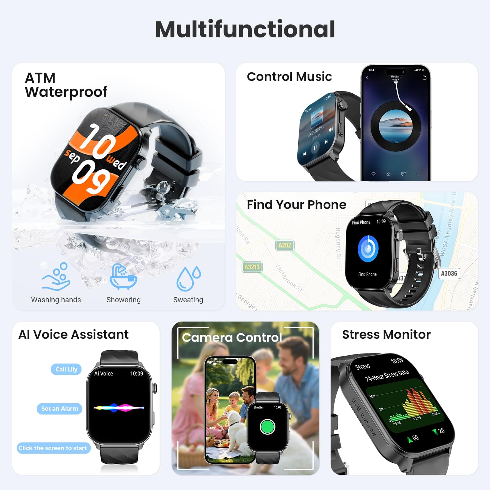 IMSVEPR GPS Smart Watch for Men Women – Bild 8