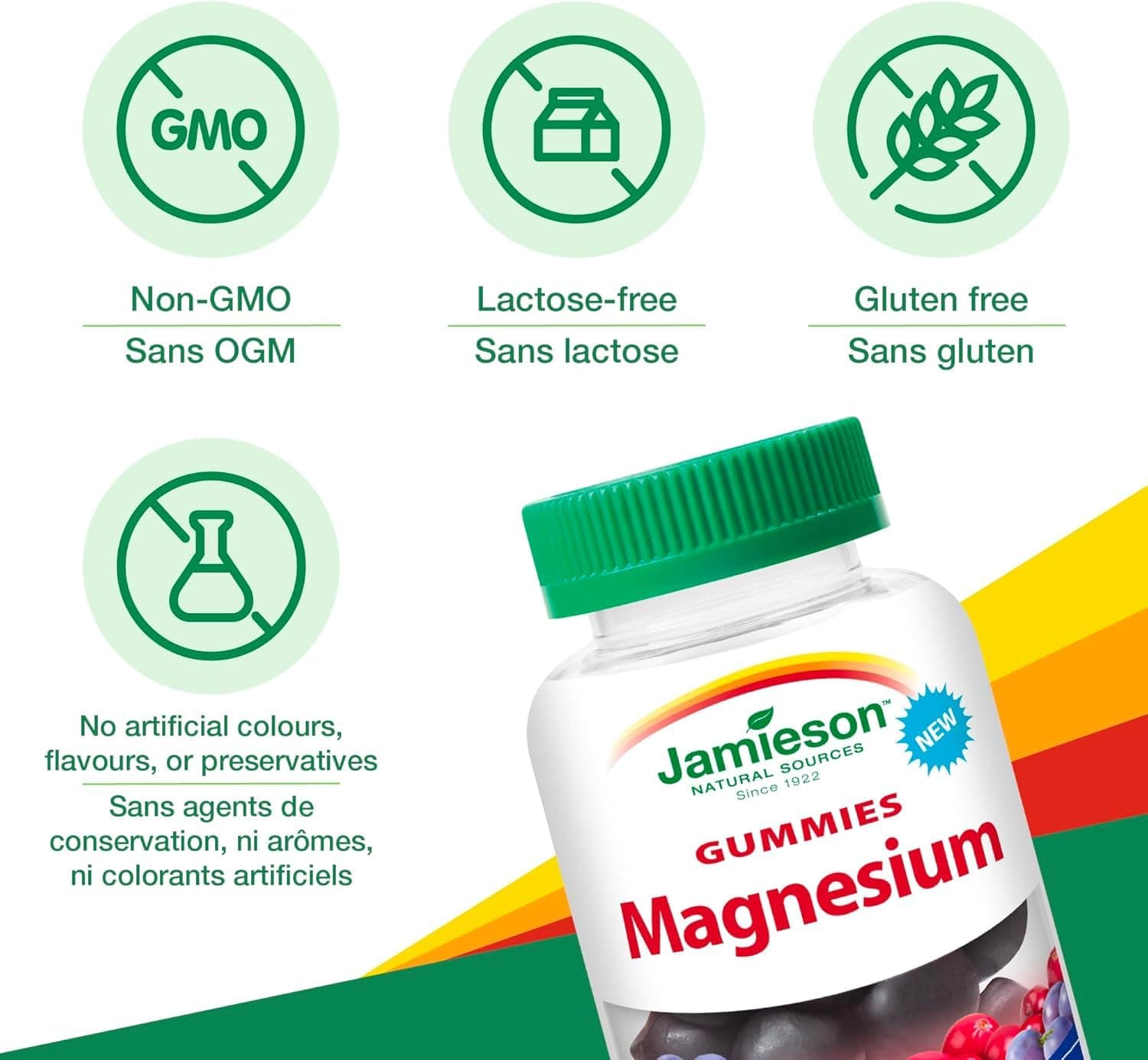 Jamieson Laboratories Jamieson 100% Pure Magnesium Bisglycinate 20 mg – Bild 5