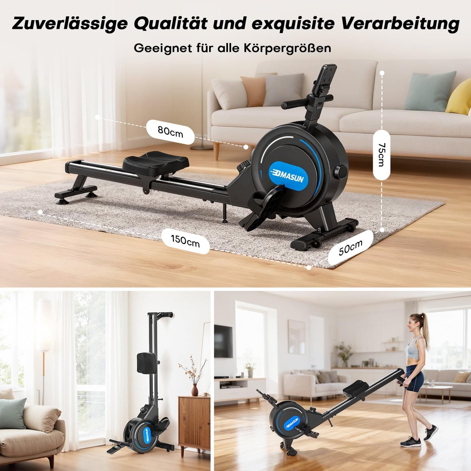 DMASUN Rudergerät für Zuhause – Bild 6