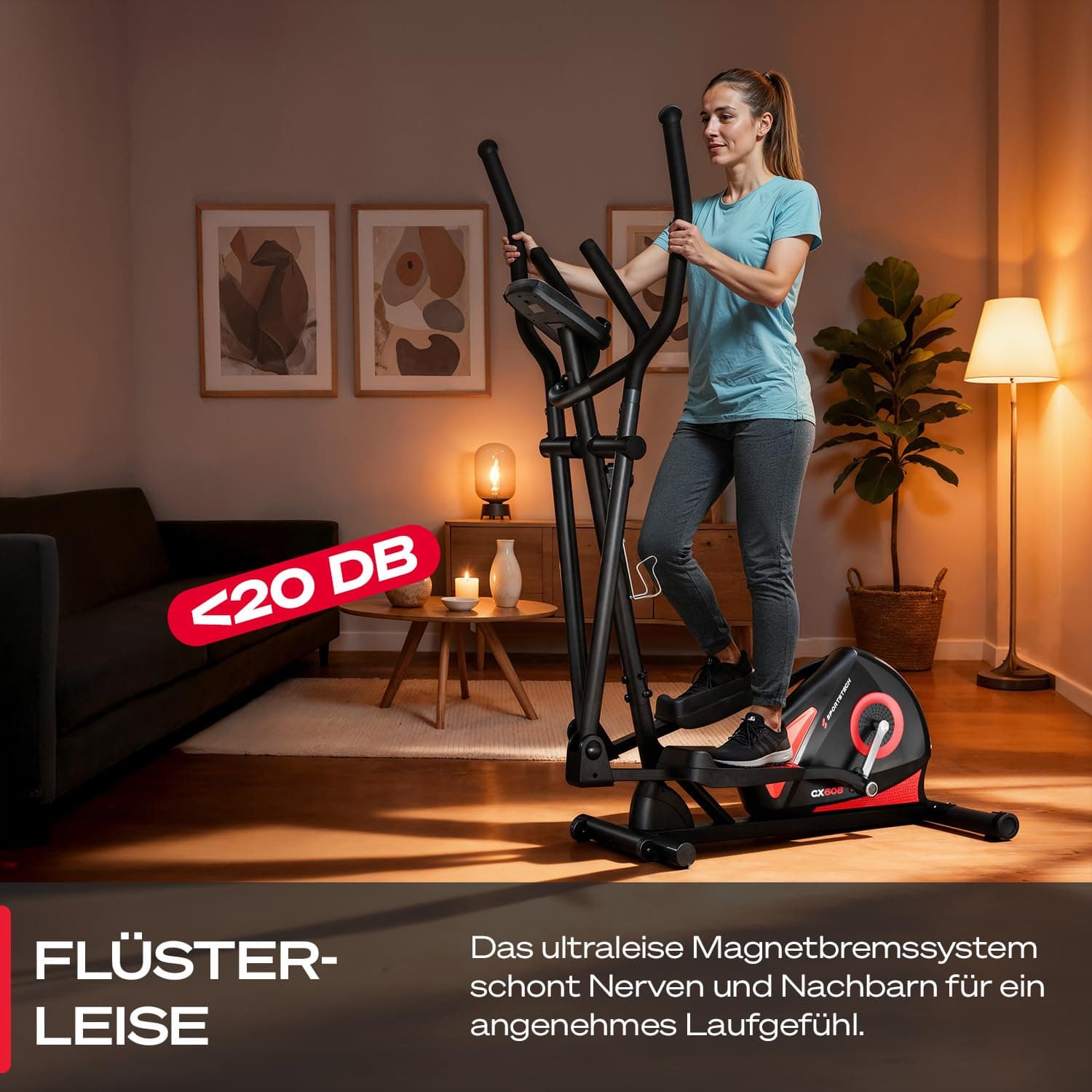 Sportstech CX608 Crosstrainer für Zuhause – Bild 6