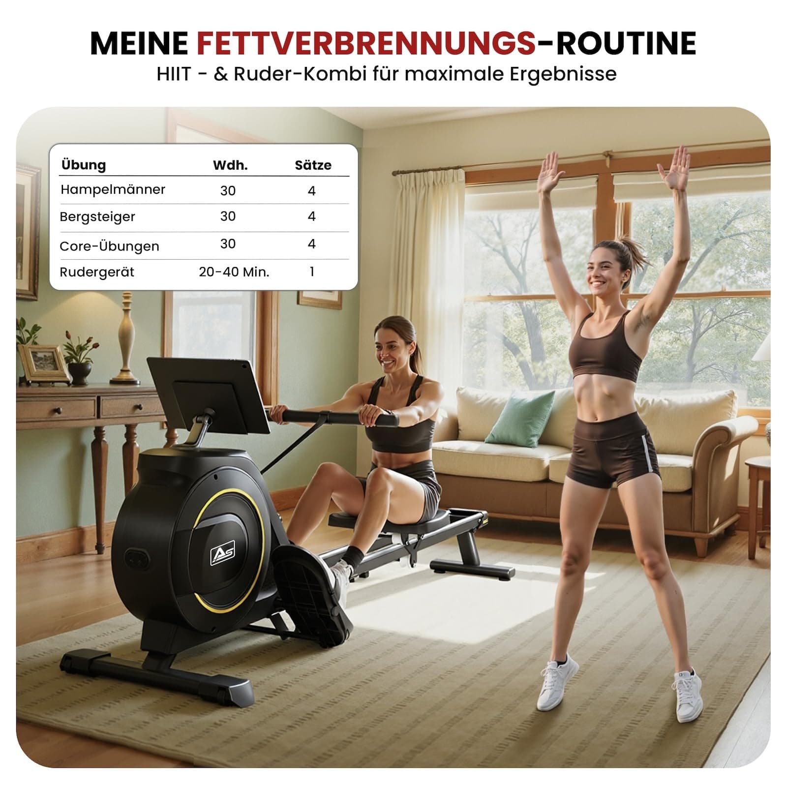 AsVIVA RA11 Rudergerät klappbar – Bild 8