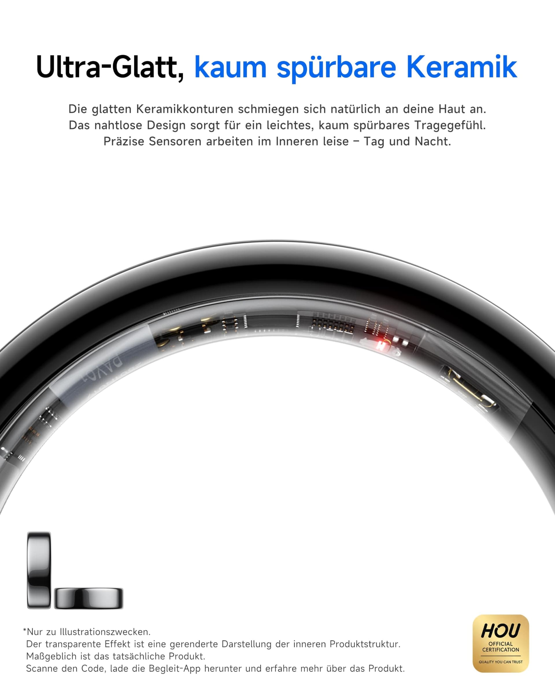 Smart Ring HOU AI Smart Ring Ohne Abo für Damen & Herren – Bild 8