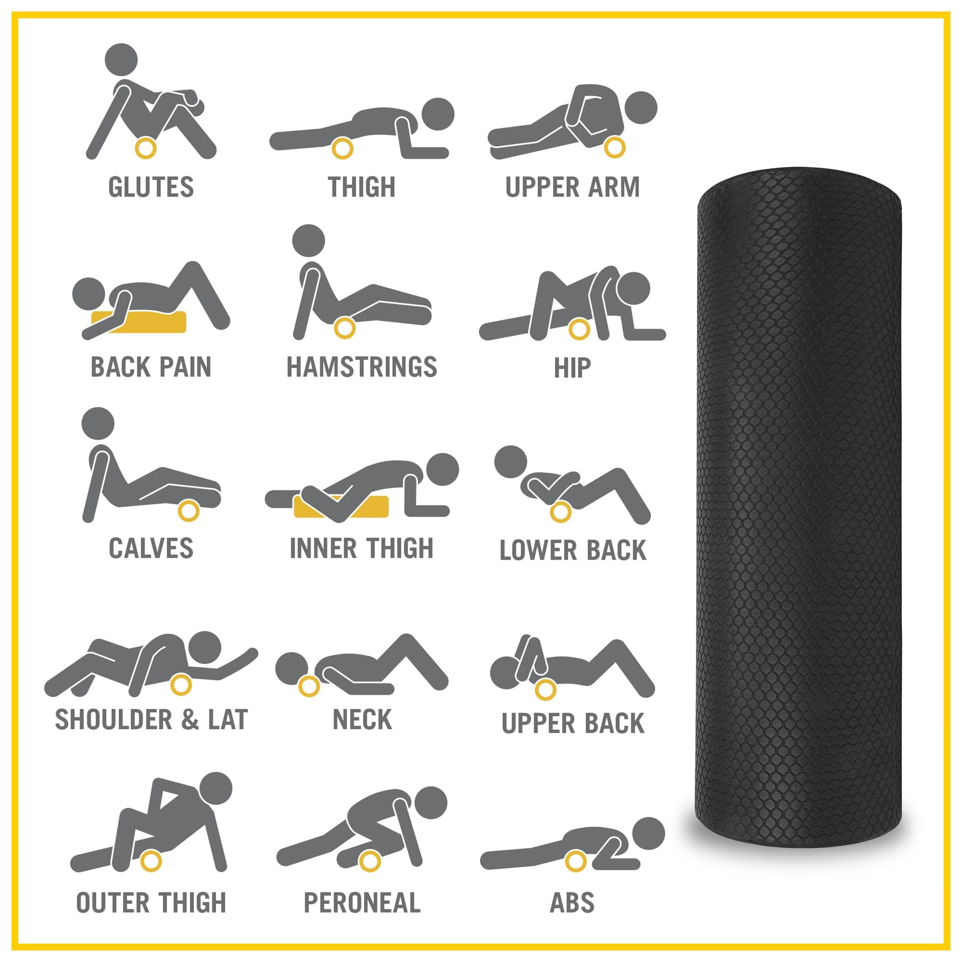 Everlast FIT 18-Inch Premium EVA Foam Roller – Bild 7