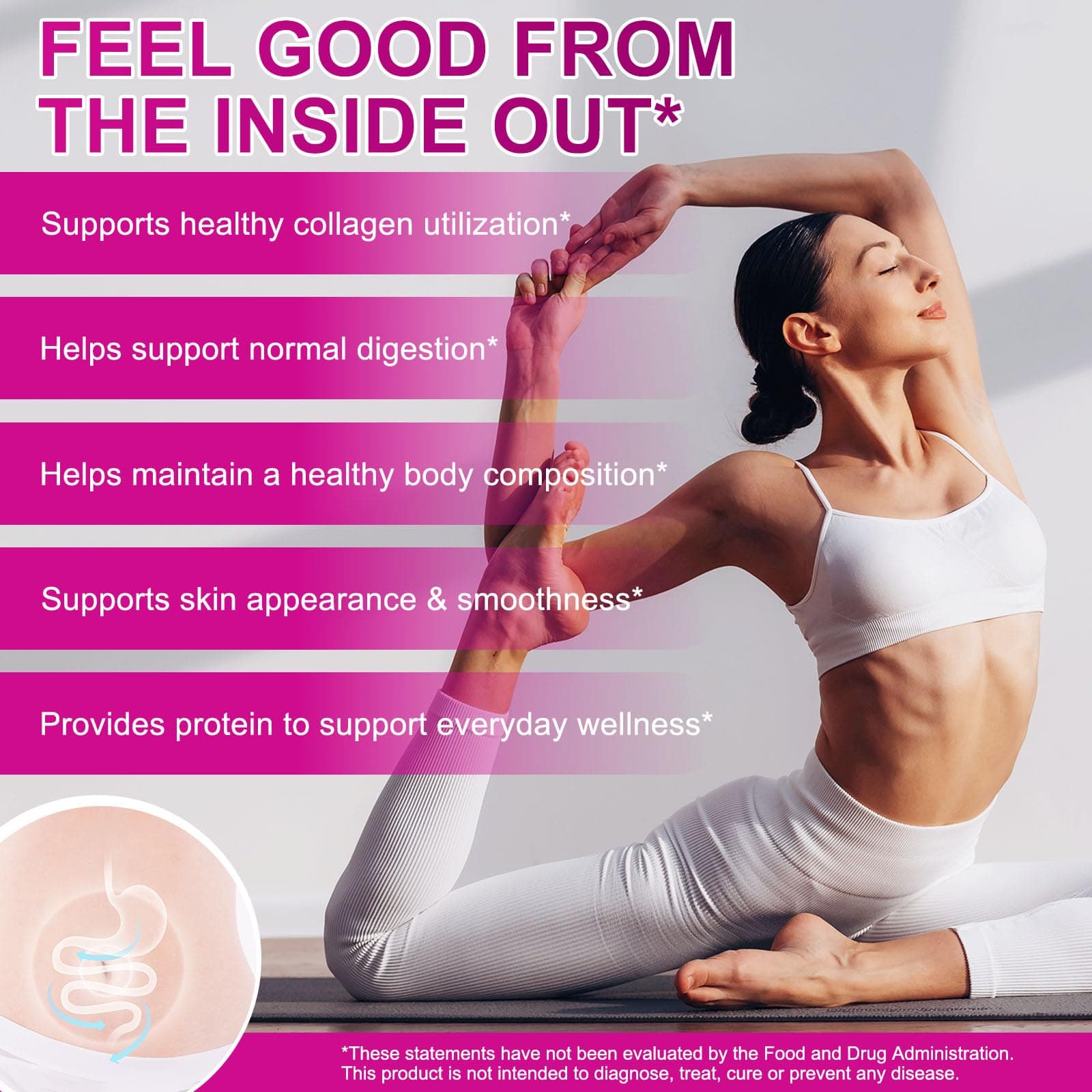 AEBEFBAW Multi Collagen Peptides Powder | Types I, II, III, V, X | 16 Oz – Bild 7