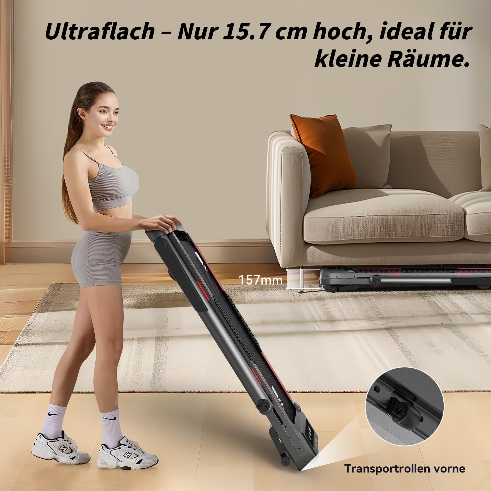 JASPORT GL3H Laufband mit 12° Steigung – Bild 6