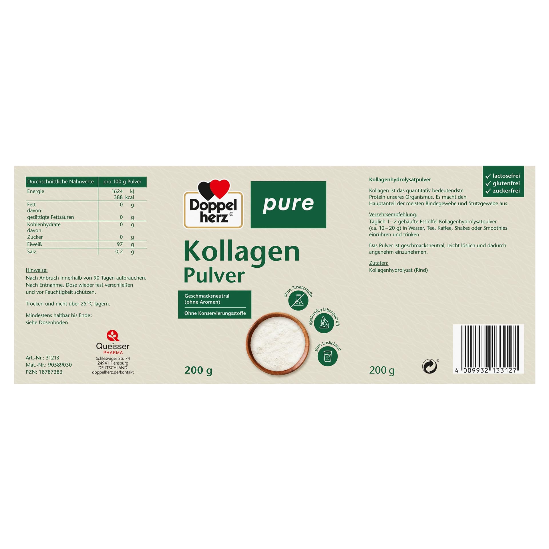 Doppelherz pure Kollagenpulver – Bild 3