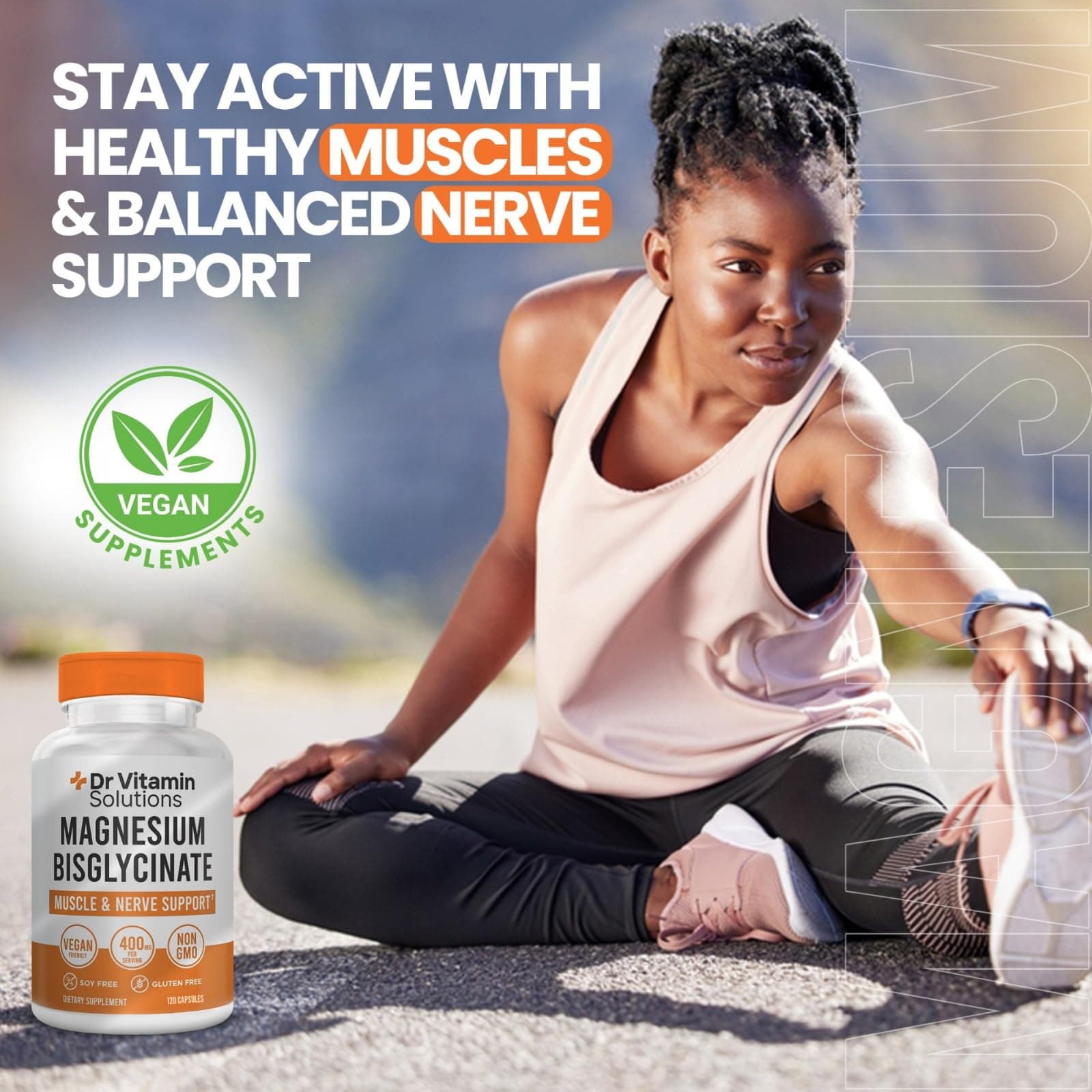 DR VITAMIN SOLUTIONS Magnesium Glycinate 400mg (Buffered Magnesium Bisglycinate – Bild 5
