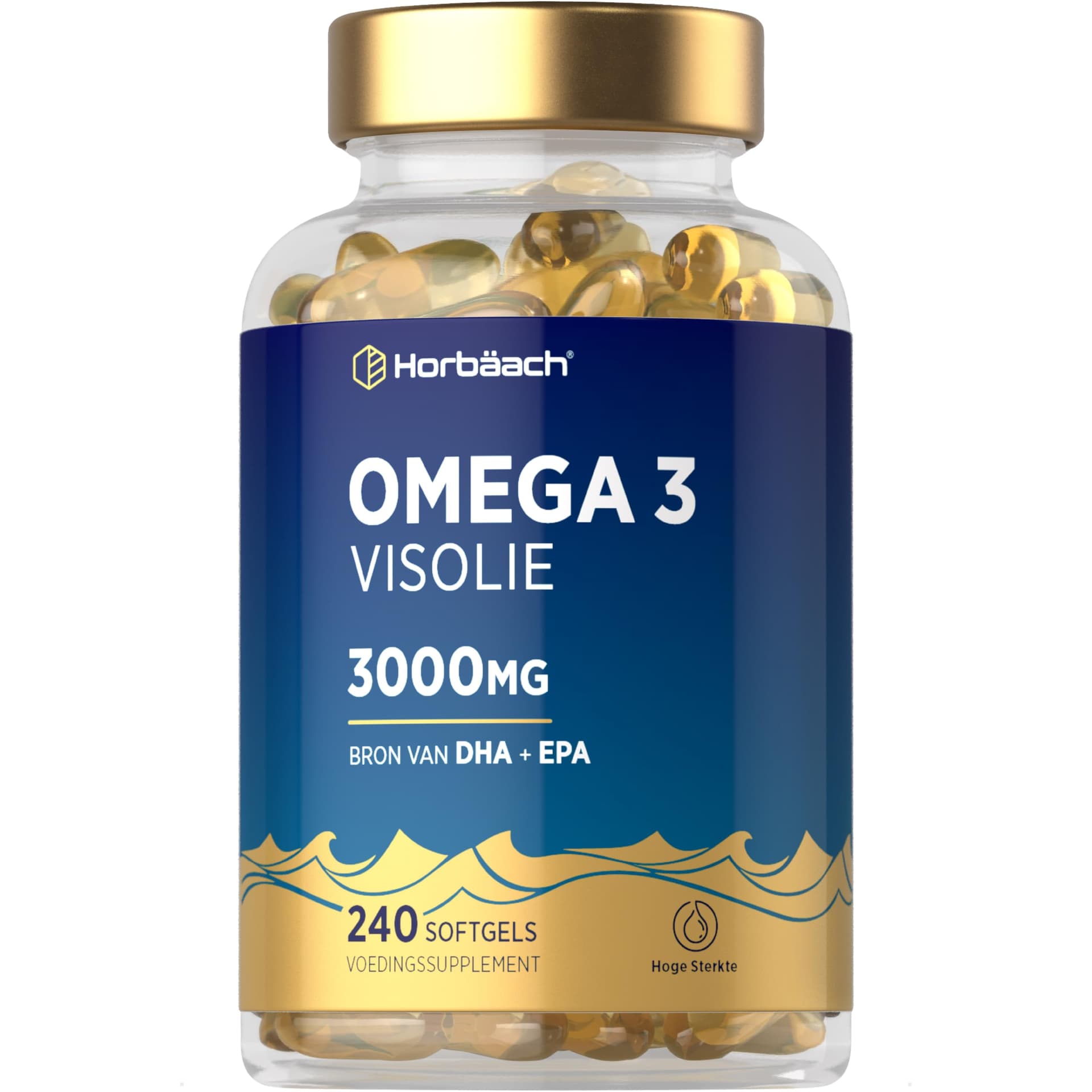 Horbäach Omega 3 Olio di Pesce 3000mg