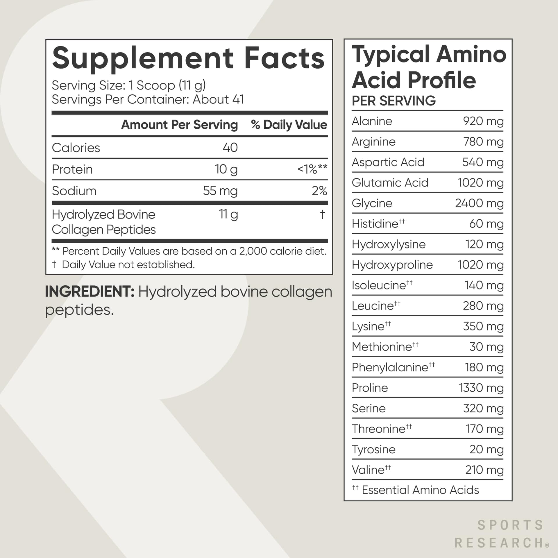 Sports Research Collagen Peptides – Bild 5