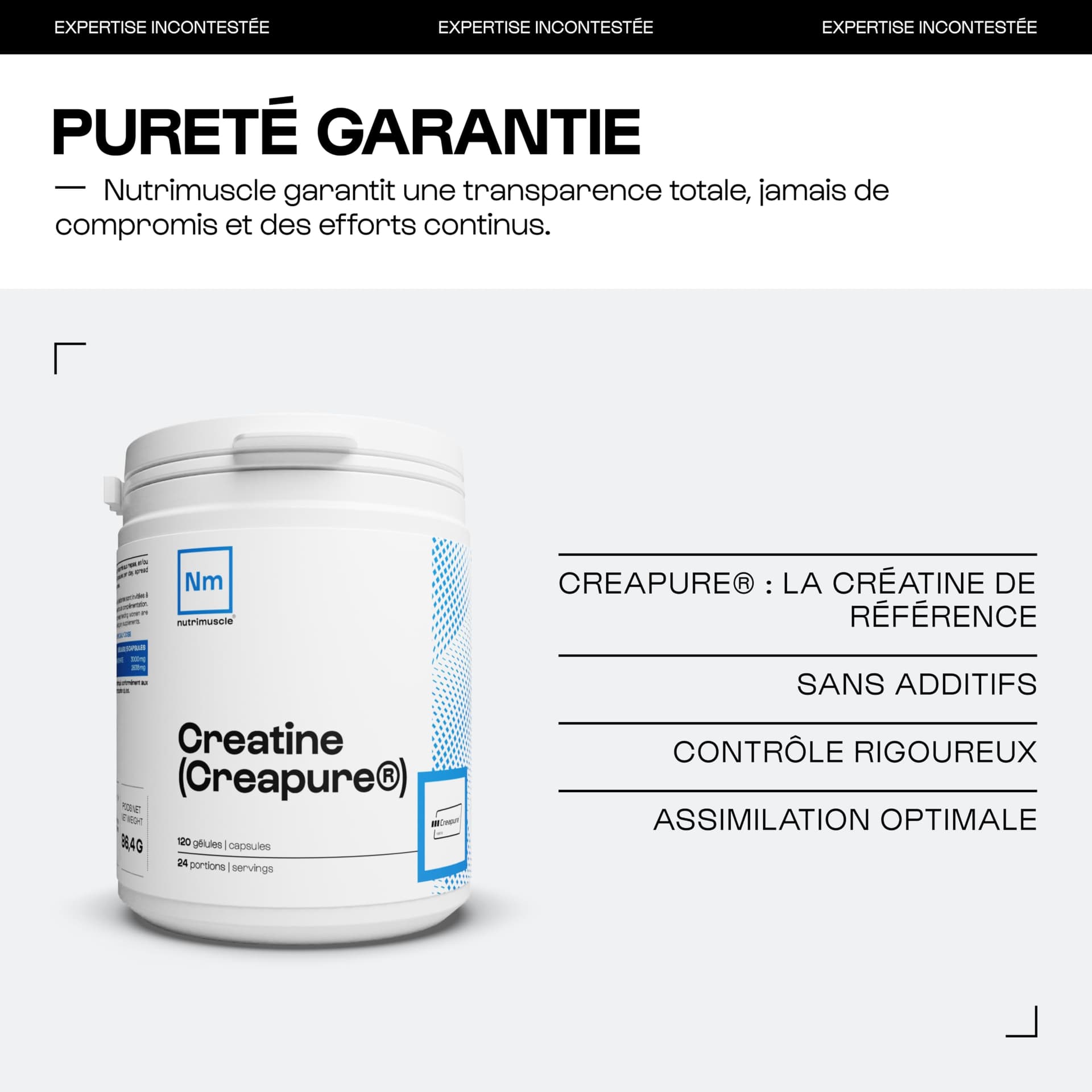 Nutrimuscle Créatine 100% Pure – Bild 4