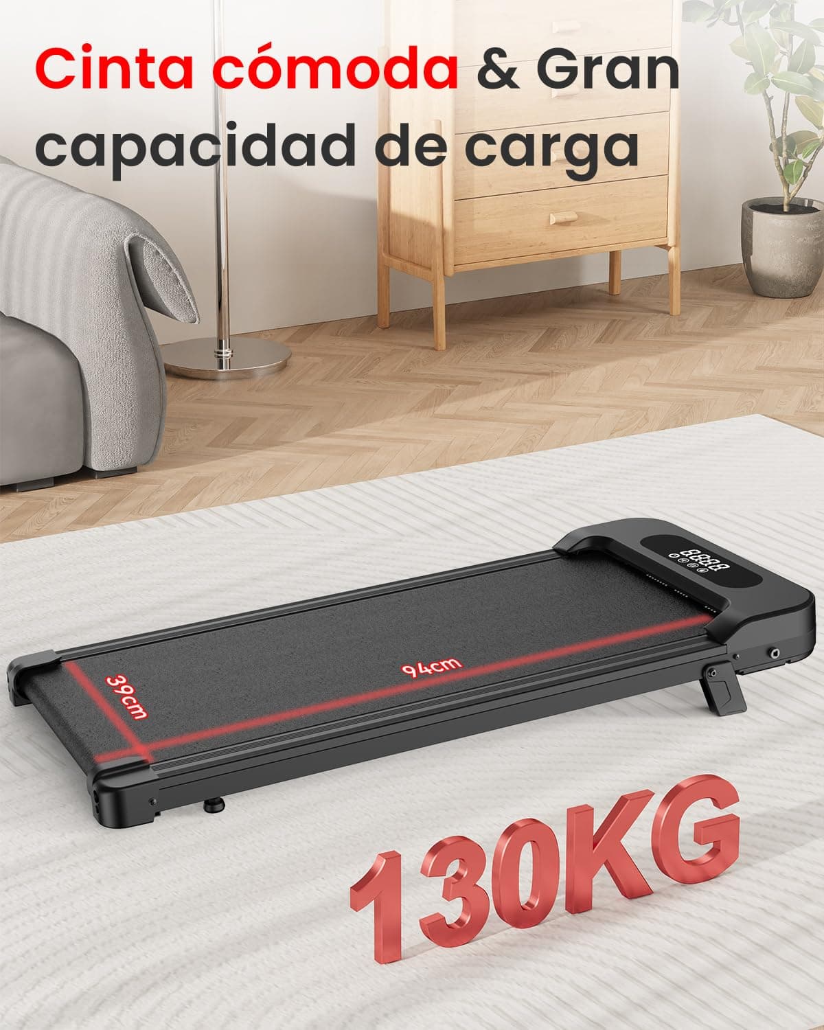 HOMEFITNESSCODE Cinta de Correr y Andar 3 en 1 con – Bild 7