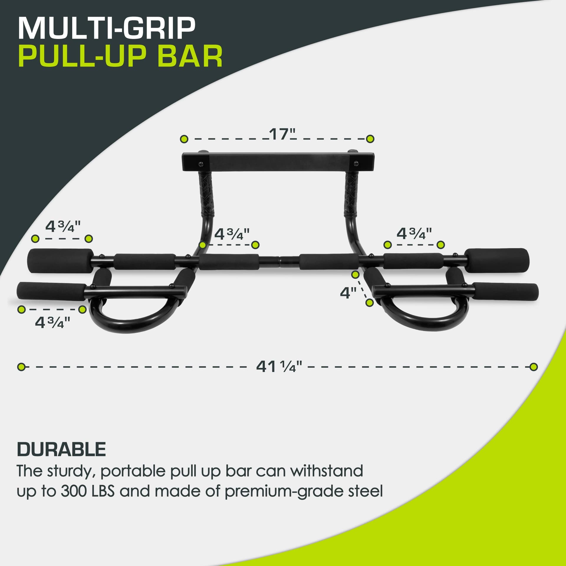 ProsourceFit Multi-Grip Chin-Up/Pull-Up Bar – Bild 3