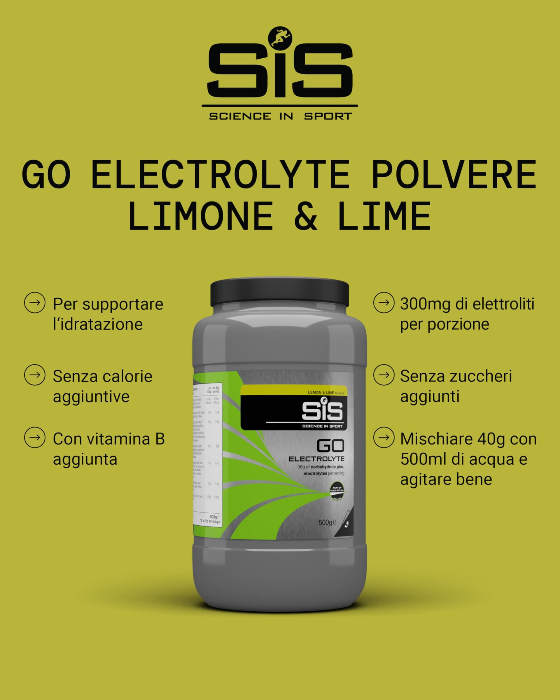 Science In Sport Sis Science in Sport GO Elettroliti in polvere 500g – Bild 2