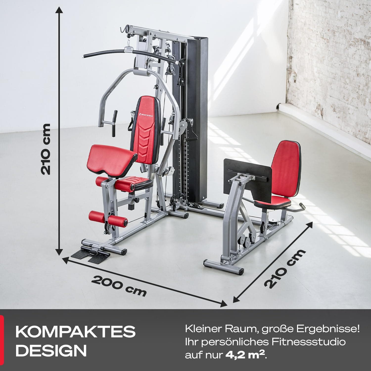 Sportstech Einzigartige Premium Kraftstation – Bild 8