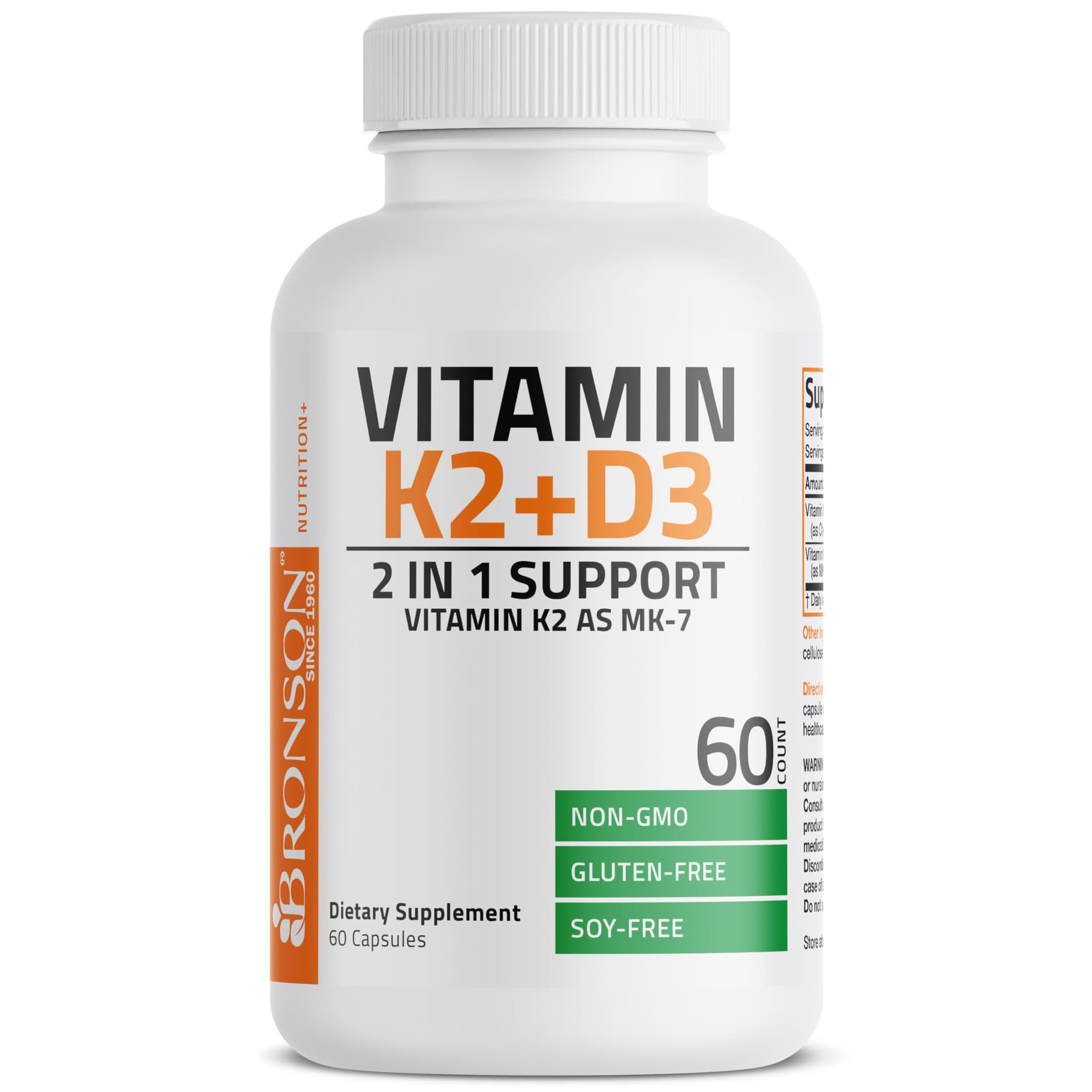 Bronson Vitamin K2 D3 (MK7) Supplement Non-GMO Formula – Bild 5