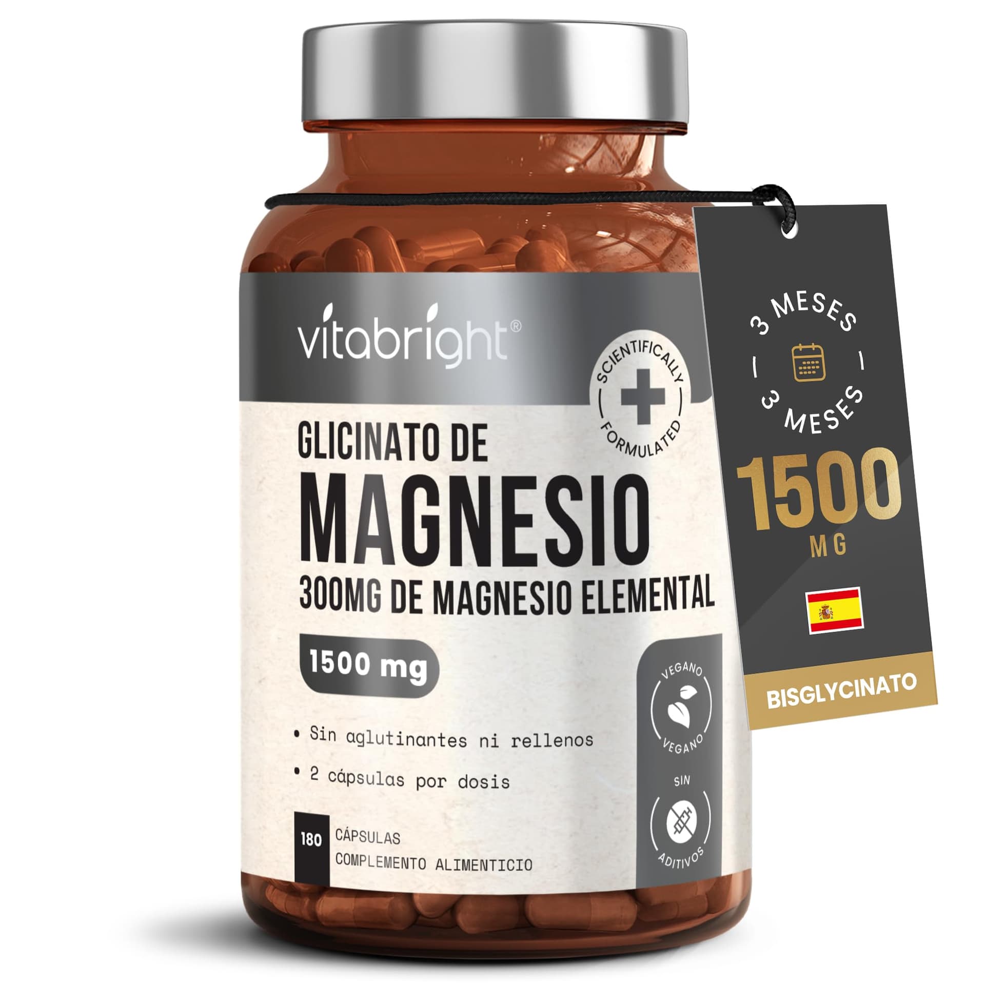 VitaBright Magnésium Bisglycinate Bio 1500 mg