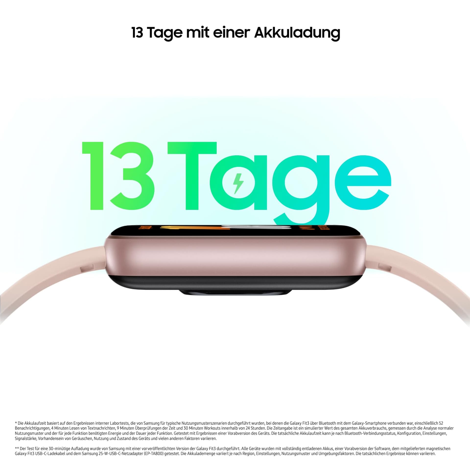 Samsung Galaxy Fit3 Smartwatch – Bild 3