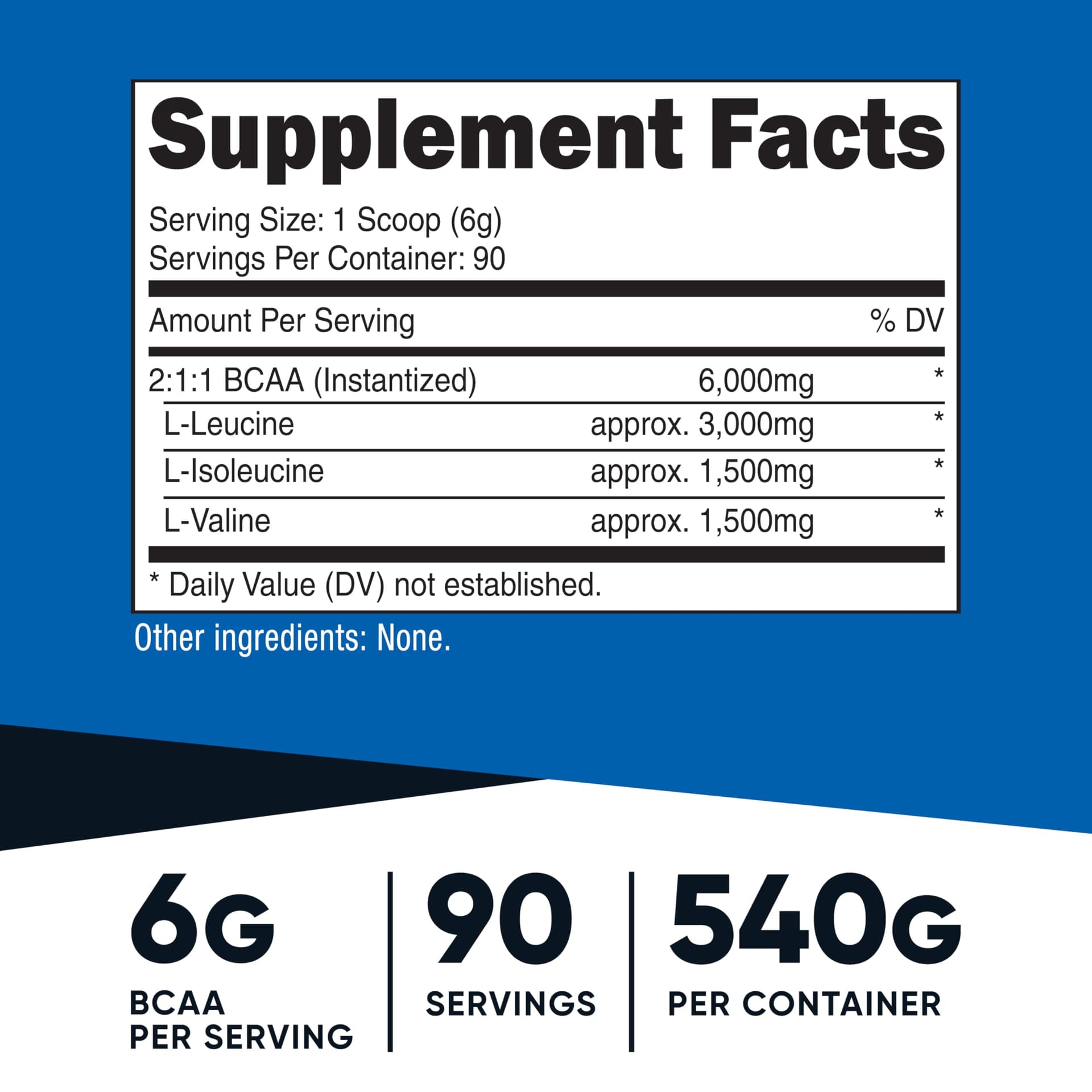 Nutricost BCAA Powder 2:1:1 (90 Servings – Bild 2