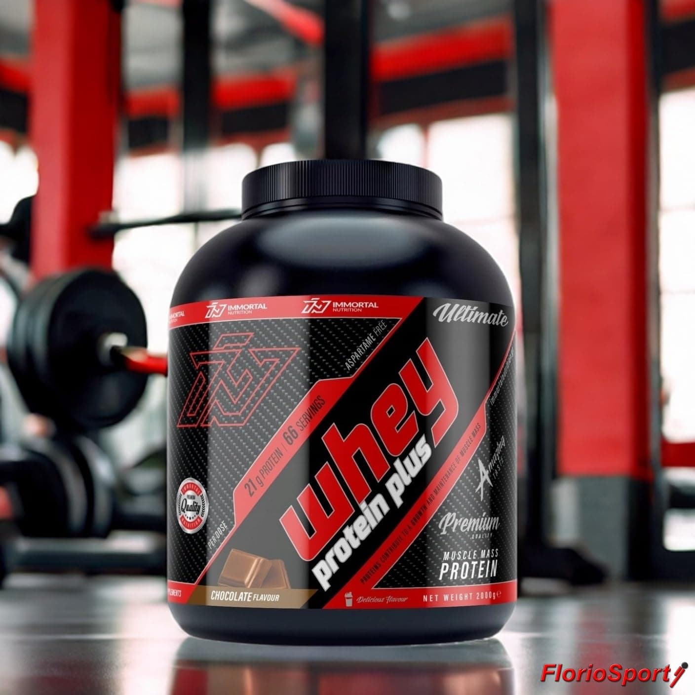FlorioSport Proteine in Polvere Whey Protein Plus Immortal Nutrition – Bild 3