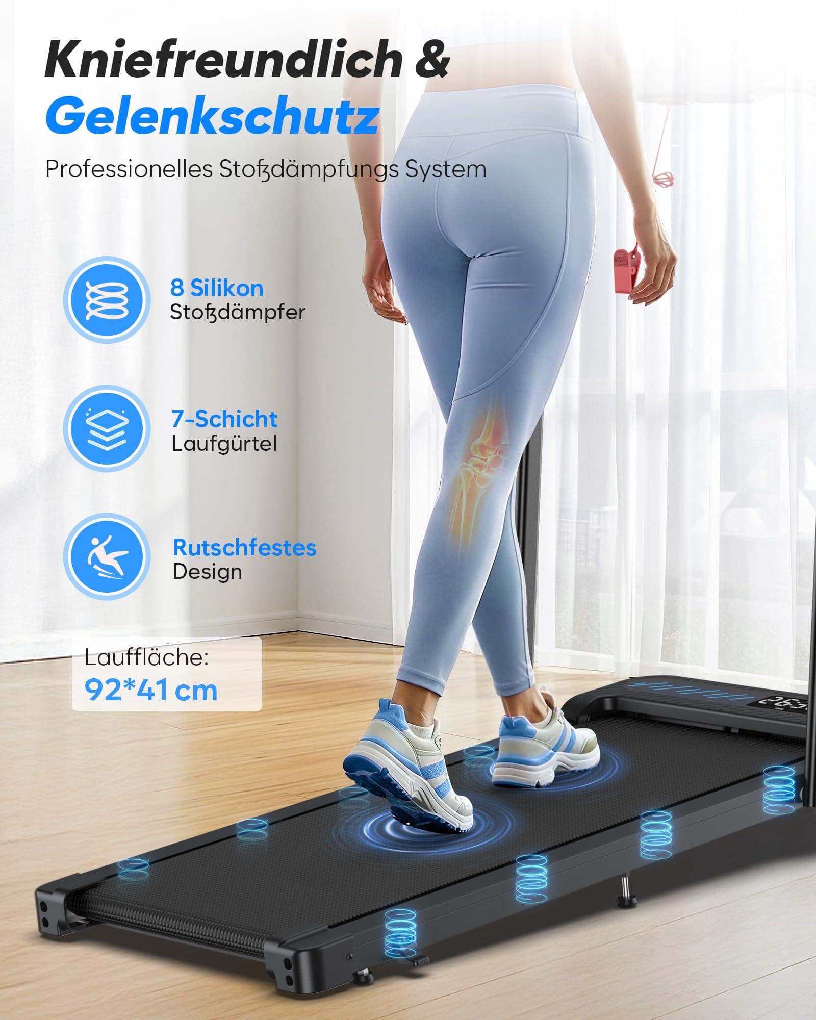 Cardirun Laufband für Zuhause Klappbar – Bild 6