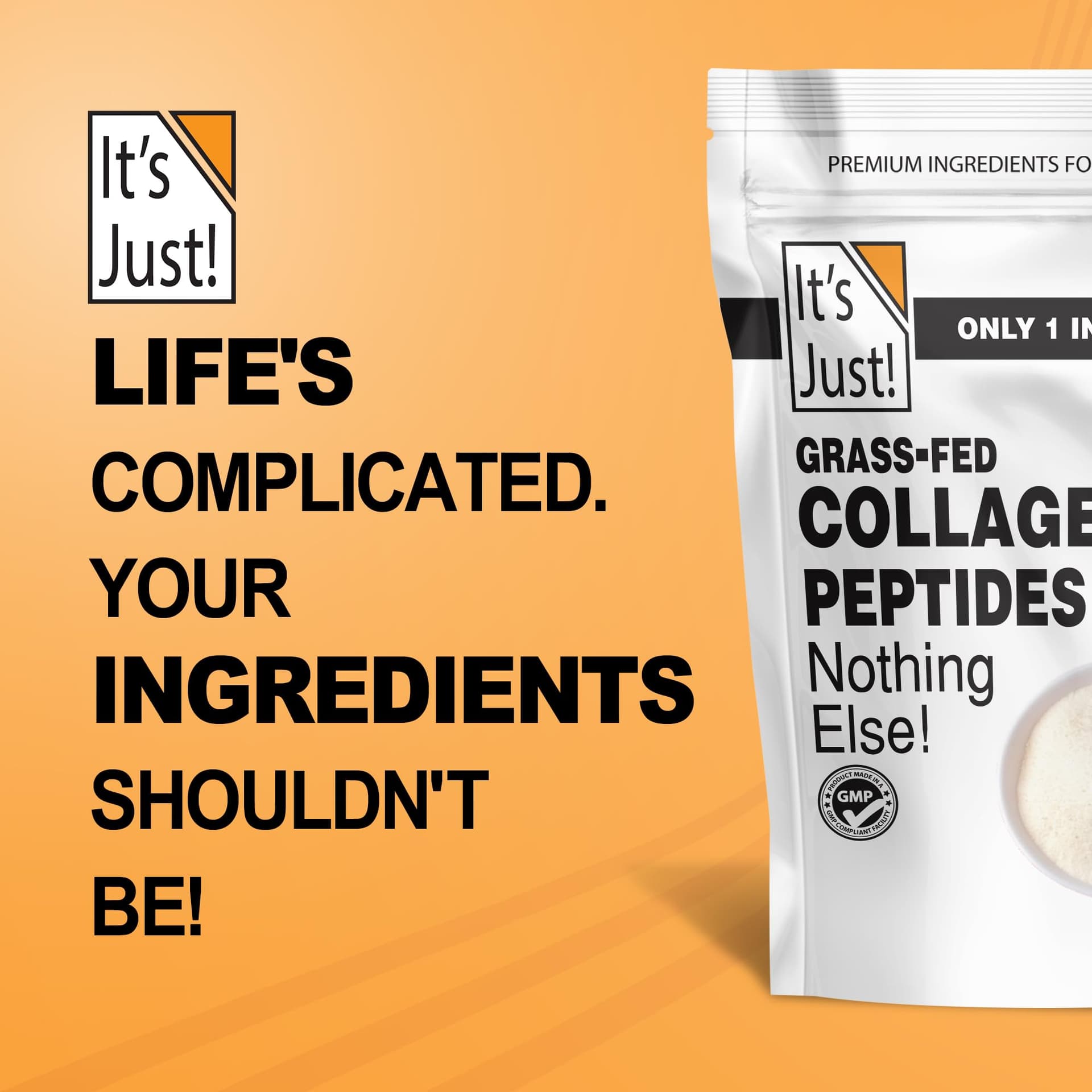 It's Just! Collagen Peptides (1.25lb – Bild 7