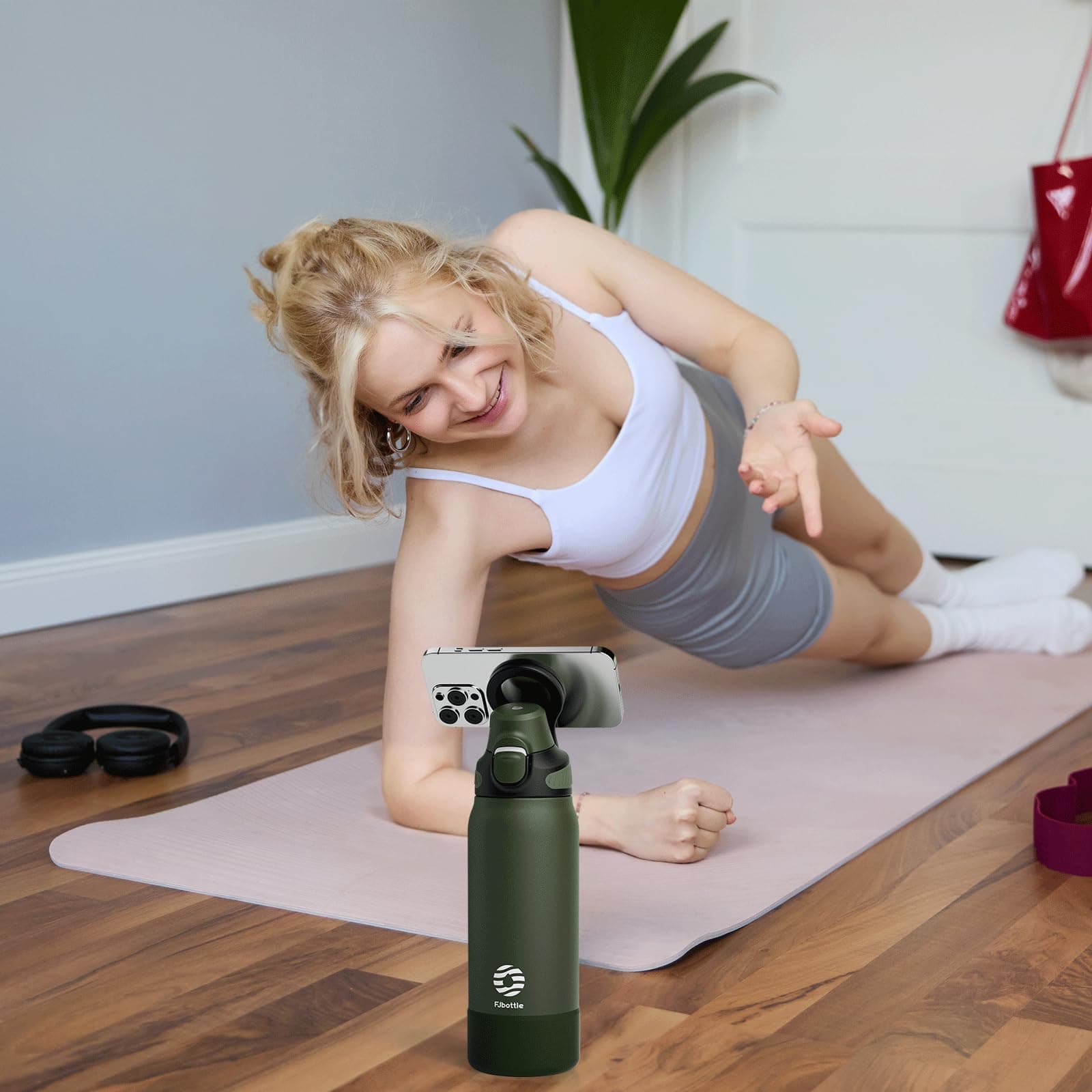 Fjbottle Edelstahl Trinkflasche mit Magnetgriff als – Bild 6