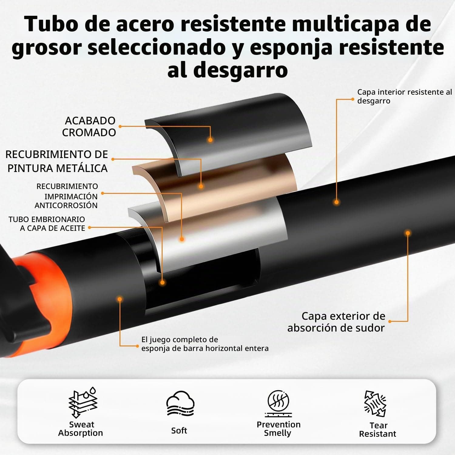 AETKFO Barra de Dominadas sin Tornillos – Bild 8