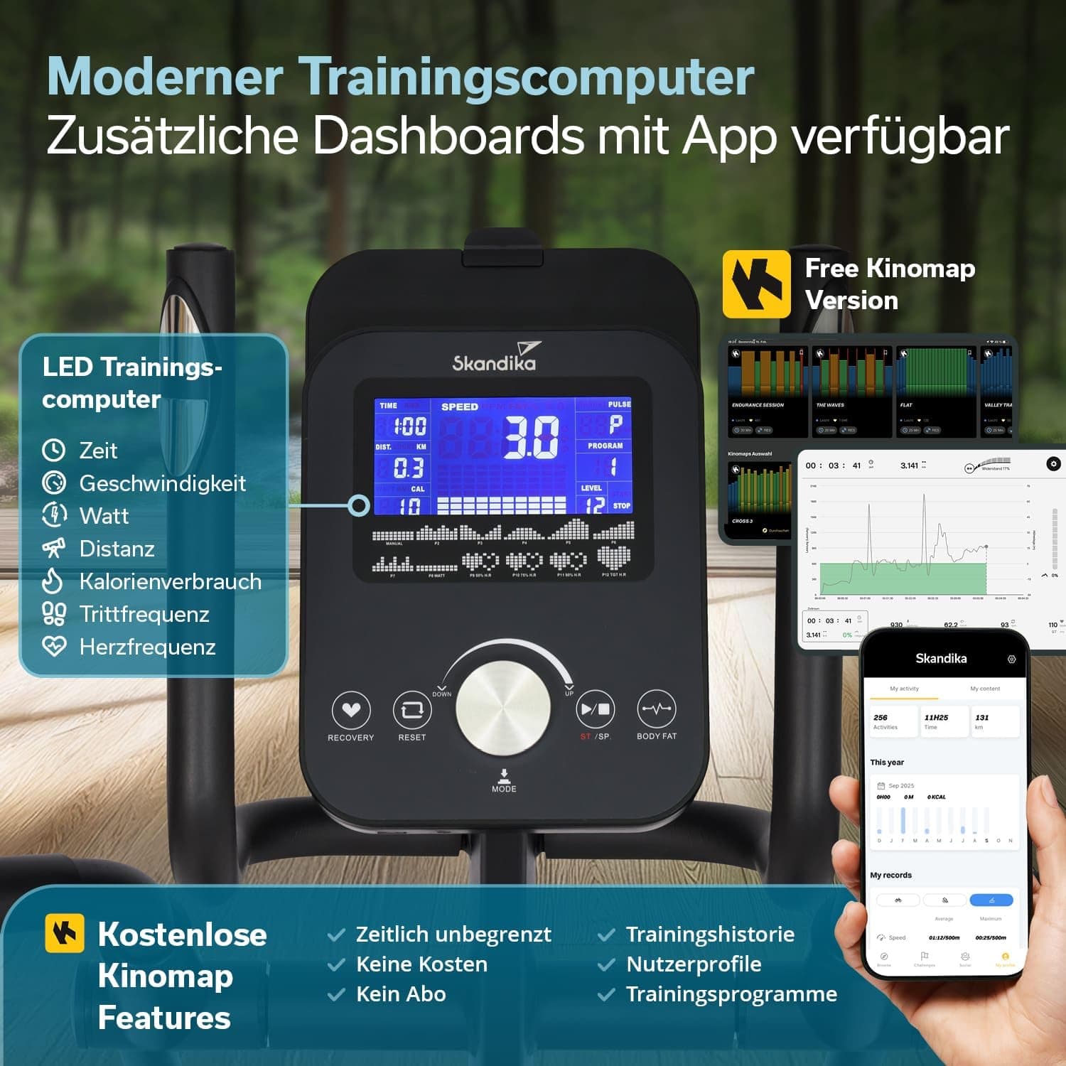 Skandika Crosstrainer Carbon P18 – Bild 6