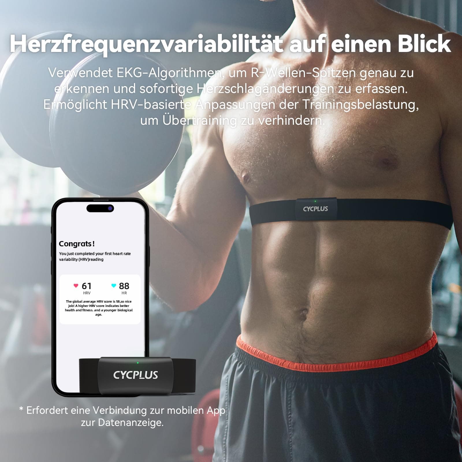 CYCPLUS H2Pro Brustgurt Herzfrequenzmesser – Bild 8