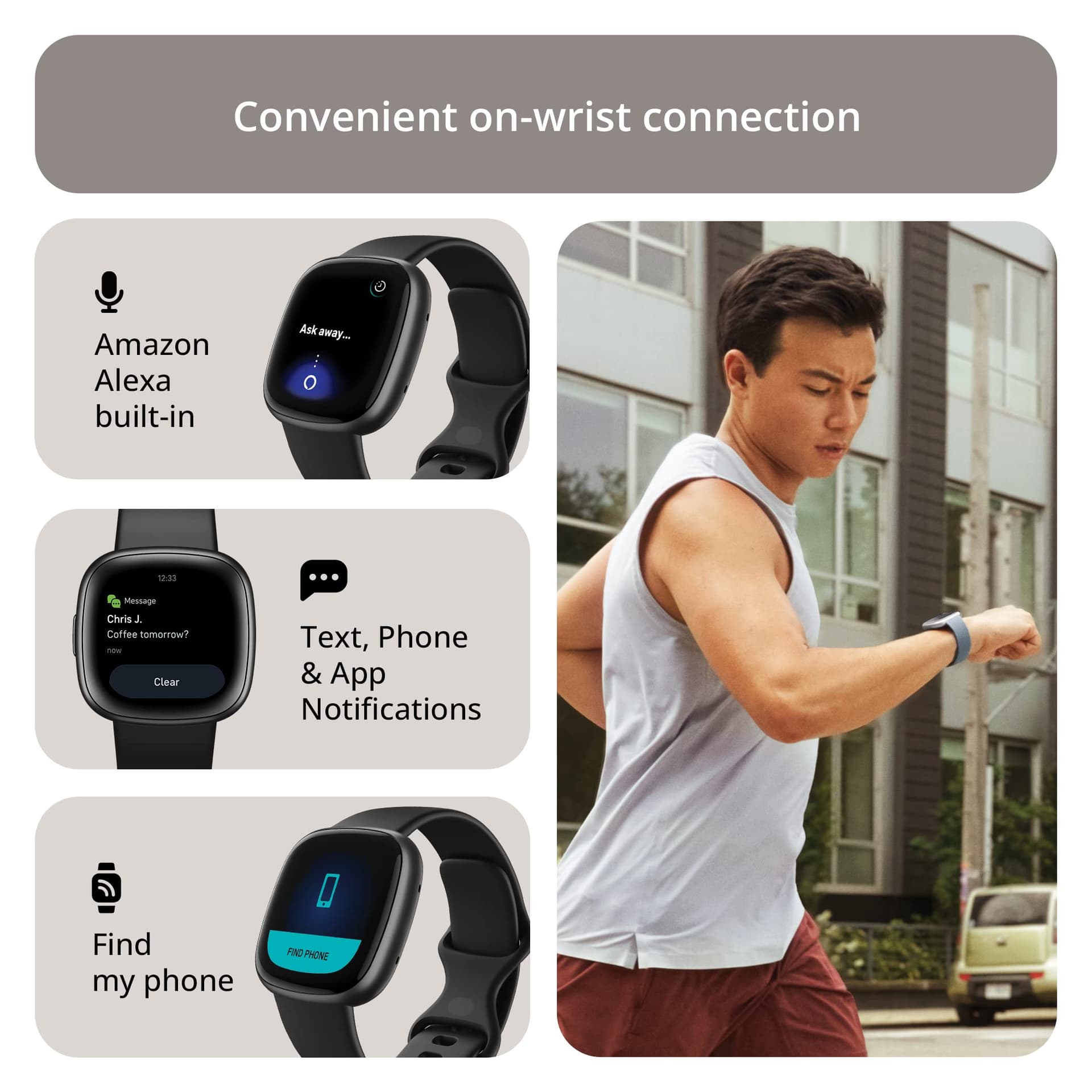 Fitbit Google Fitbit Versa 4 Fitness Smart Watch for Men and Women – Bild 5