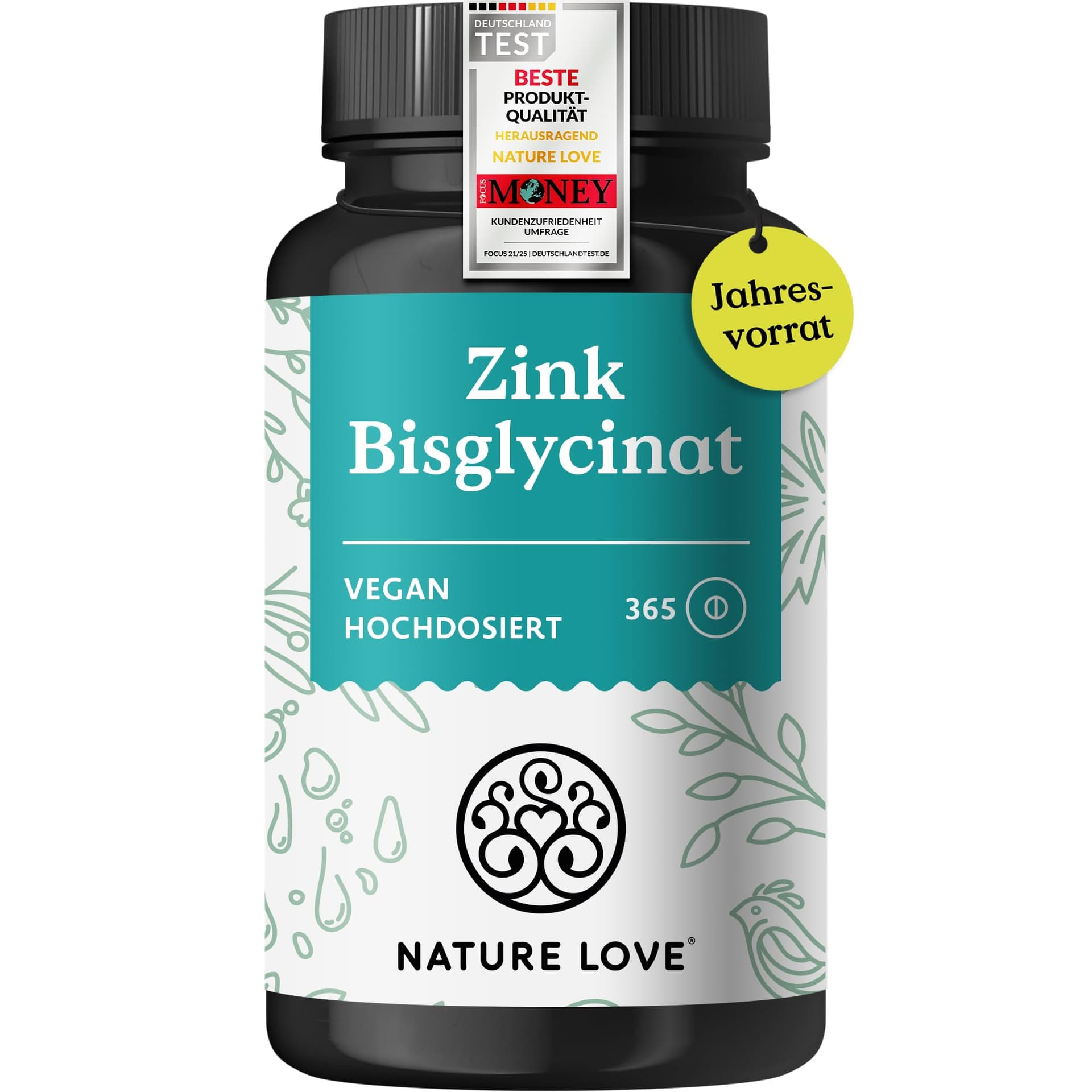Nature Love NATURE LOVE® Zink - 365 Tabletten