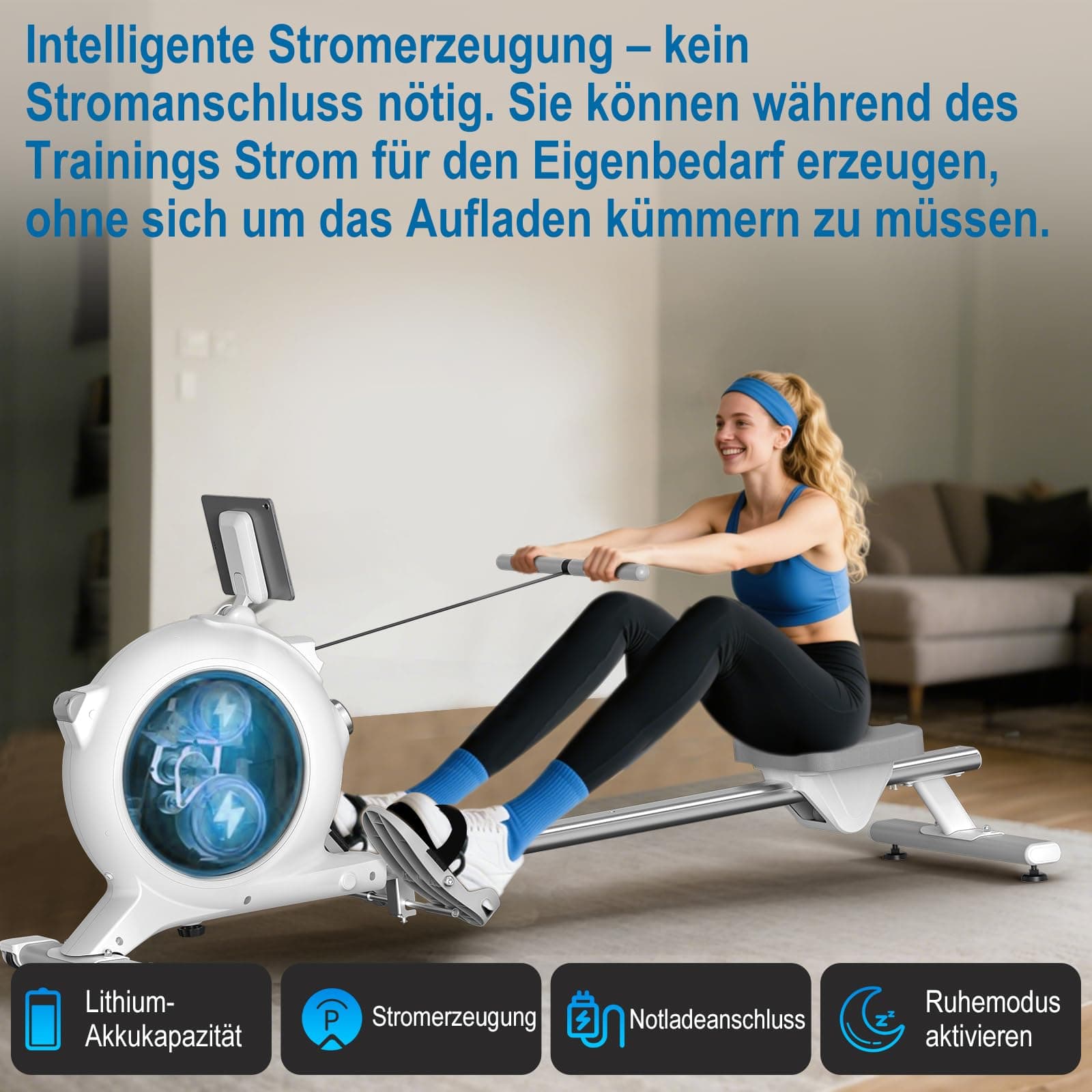 RevFit Rudergerät für Zuhause – Bild 3
