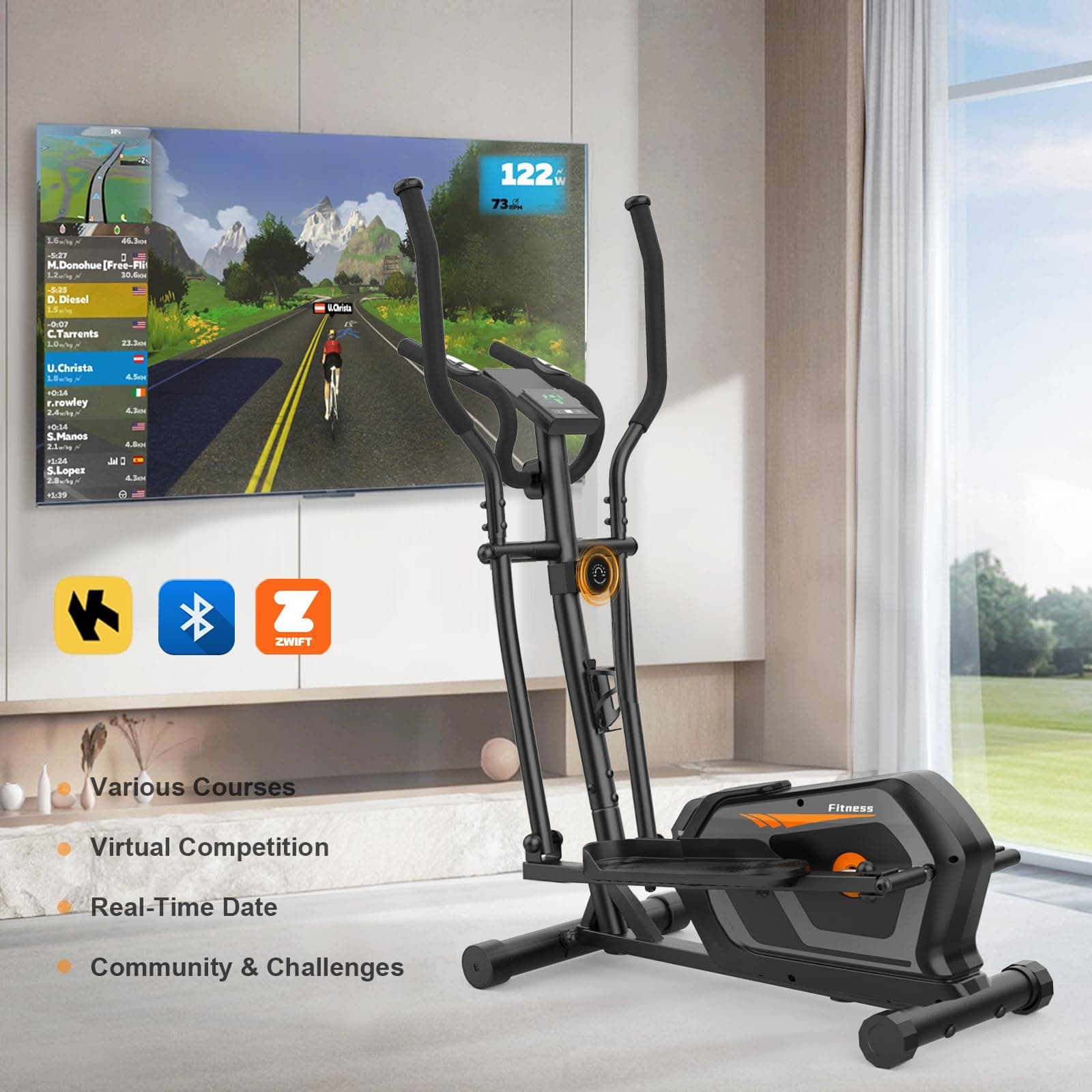 Neezee Crosstrainer für Zuhause,Ellipsentrainer mit 16 – Bild 2
