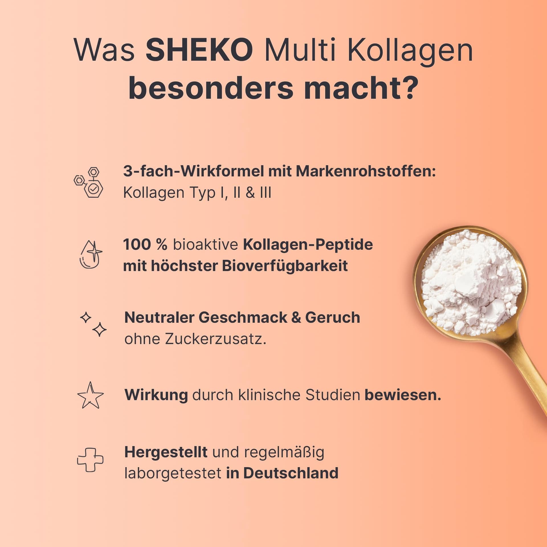 Sheko Premium Kollagen Pulver 450g – Bild 2