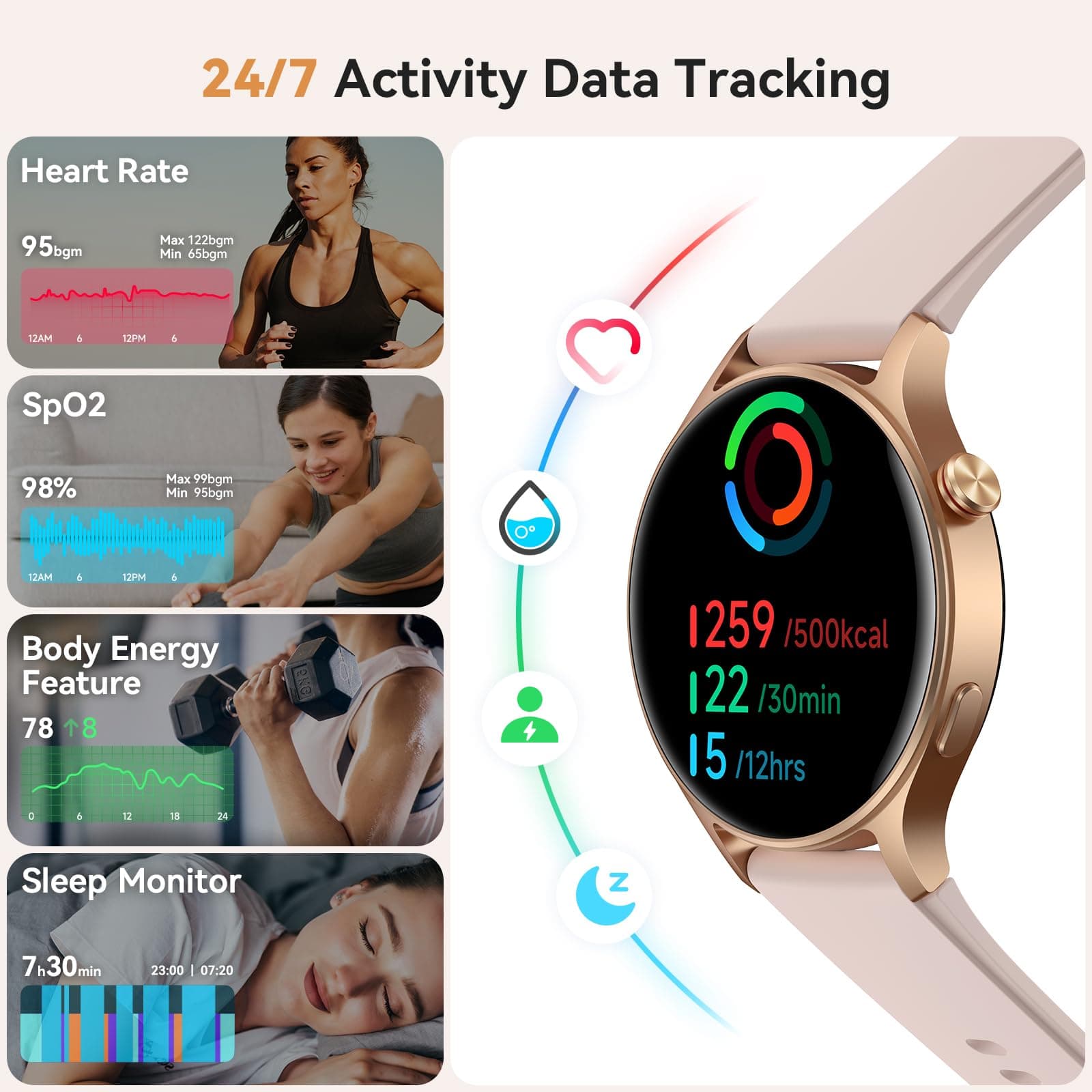 aeac Smart Watch for Women – Bild 2